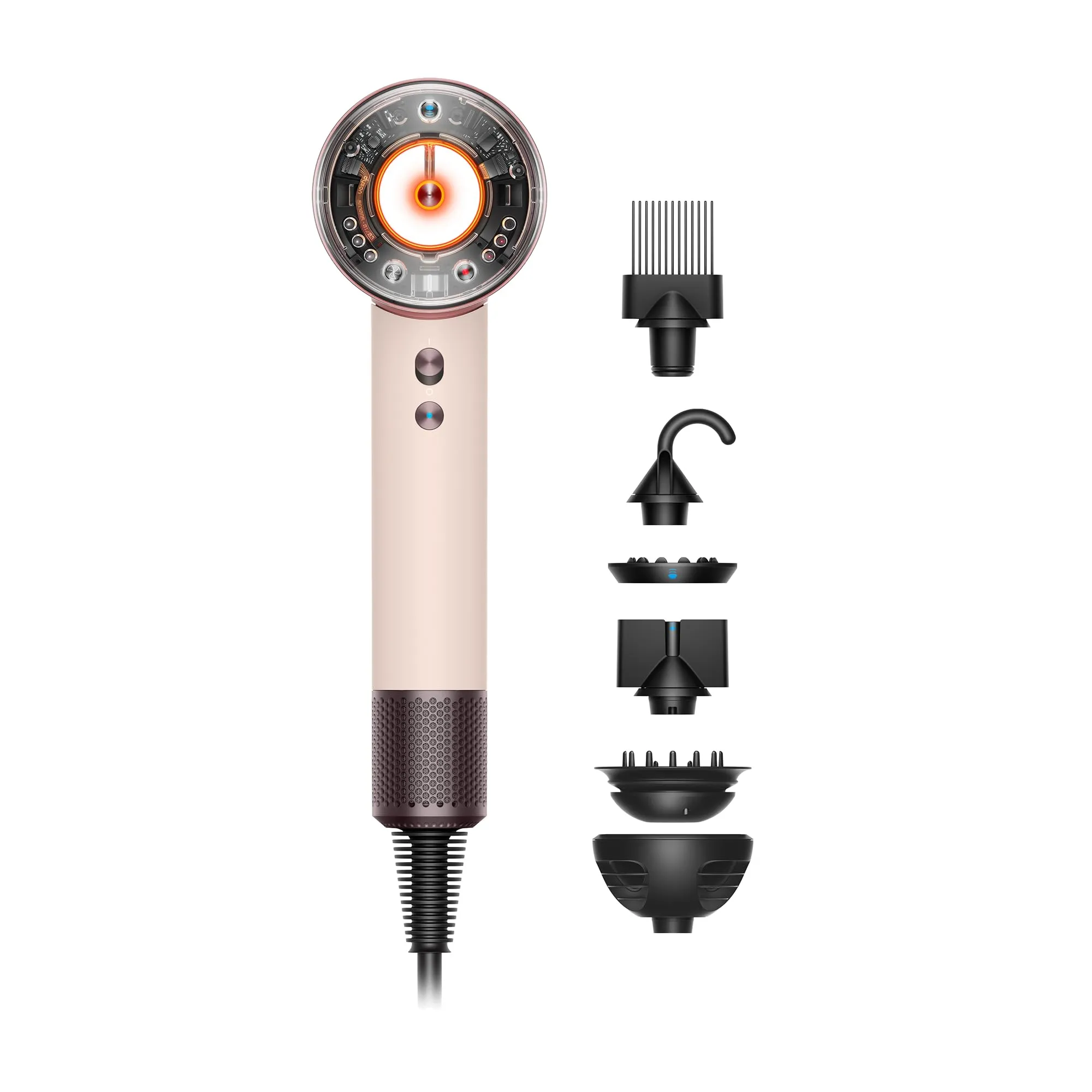 Dyson Supersonic Nural™ Asciugacapelli - Ricci e Molto Ricci (Cipria/Oro Rosa)