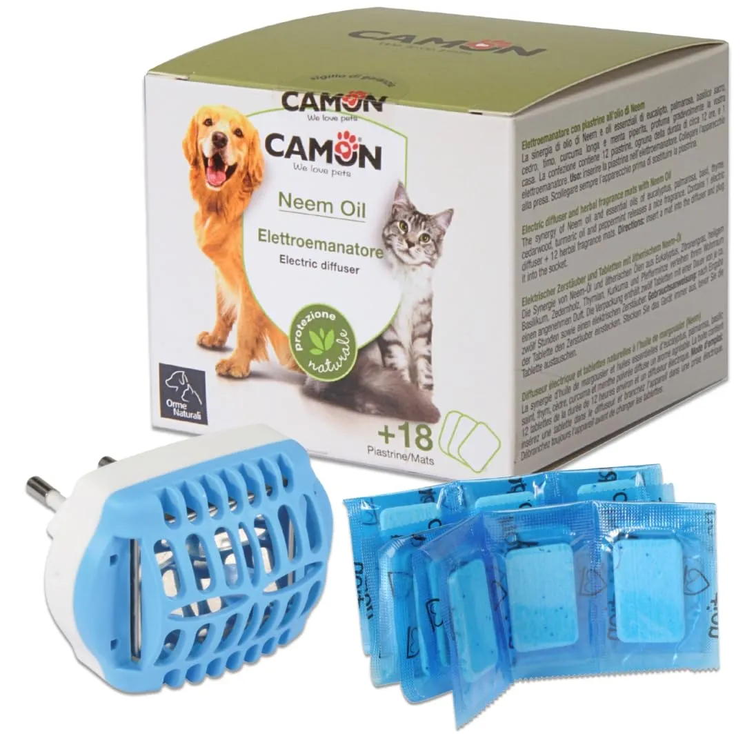 CAMON Elettroemanatore Antizanzare con 18 Piastrine