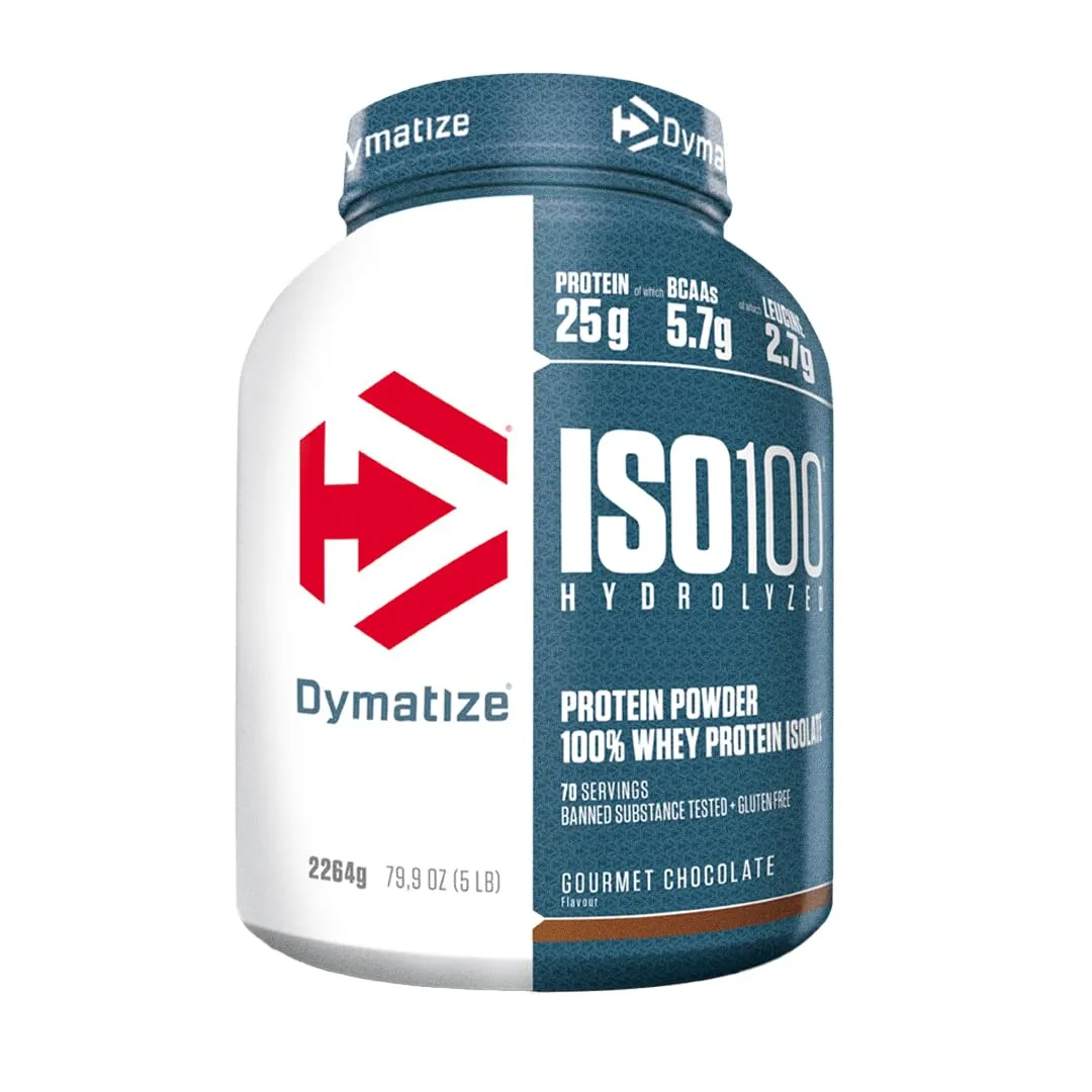 Dymatize ISO 100 Hydrolyzed Gourmet Chocolate 2264g