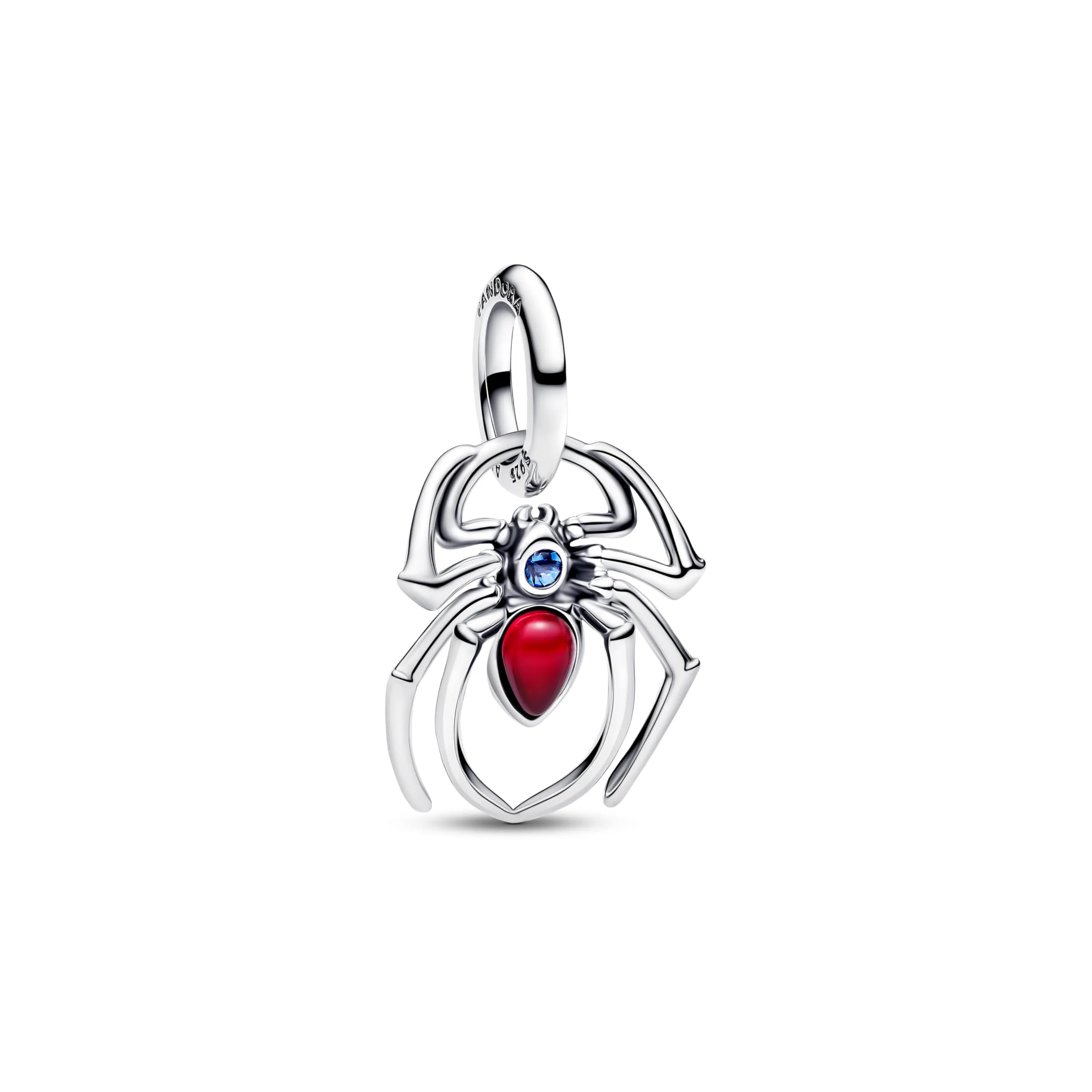 PANDORA Moments Marvel Spiderman Ciondolo Argento Sterling e Cristalli