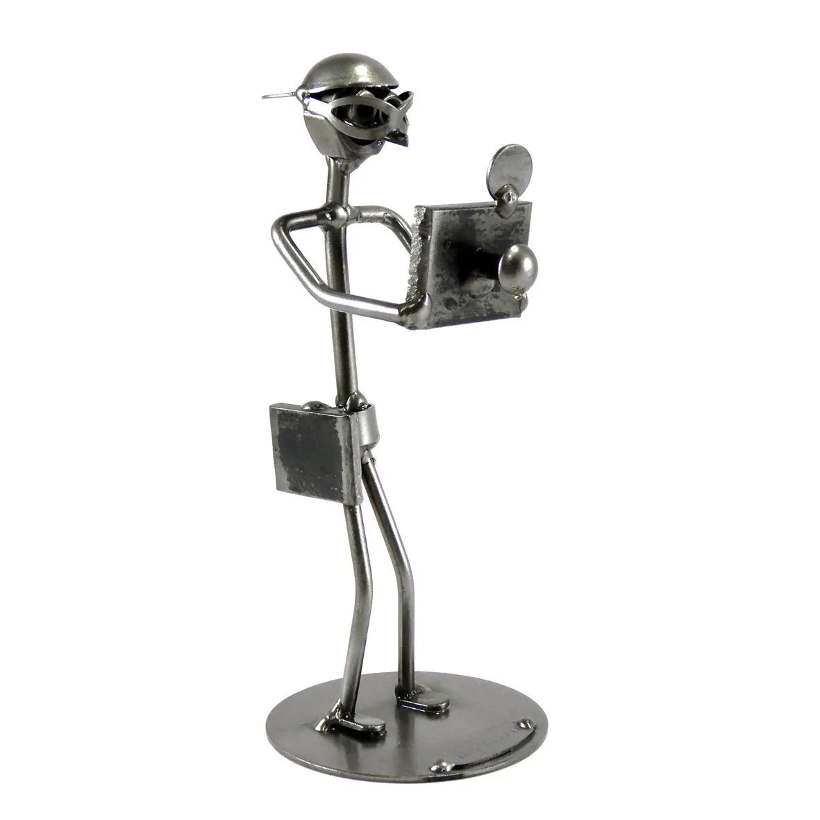 Scultura Fotografo in Metallo - Metal Idea