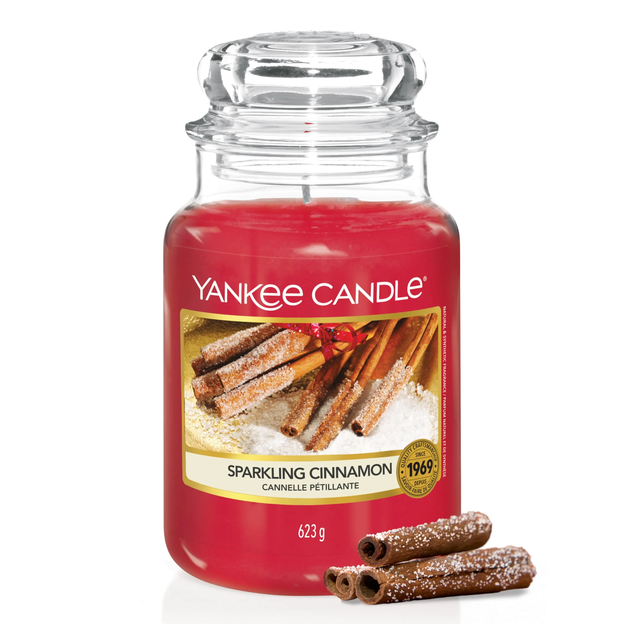 YANKEE CANDLE Candela in Giara Grande - Cannelle Scintillante
