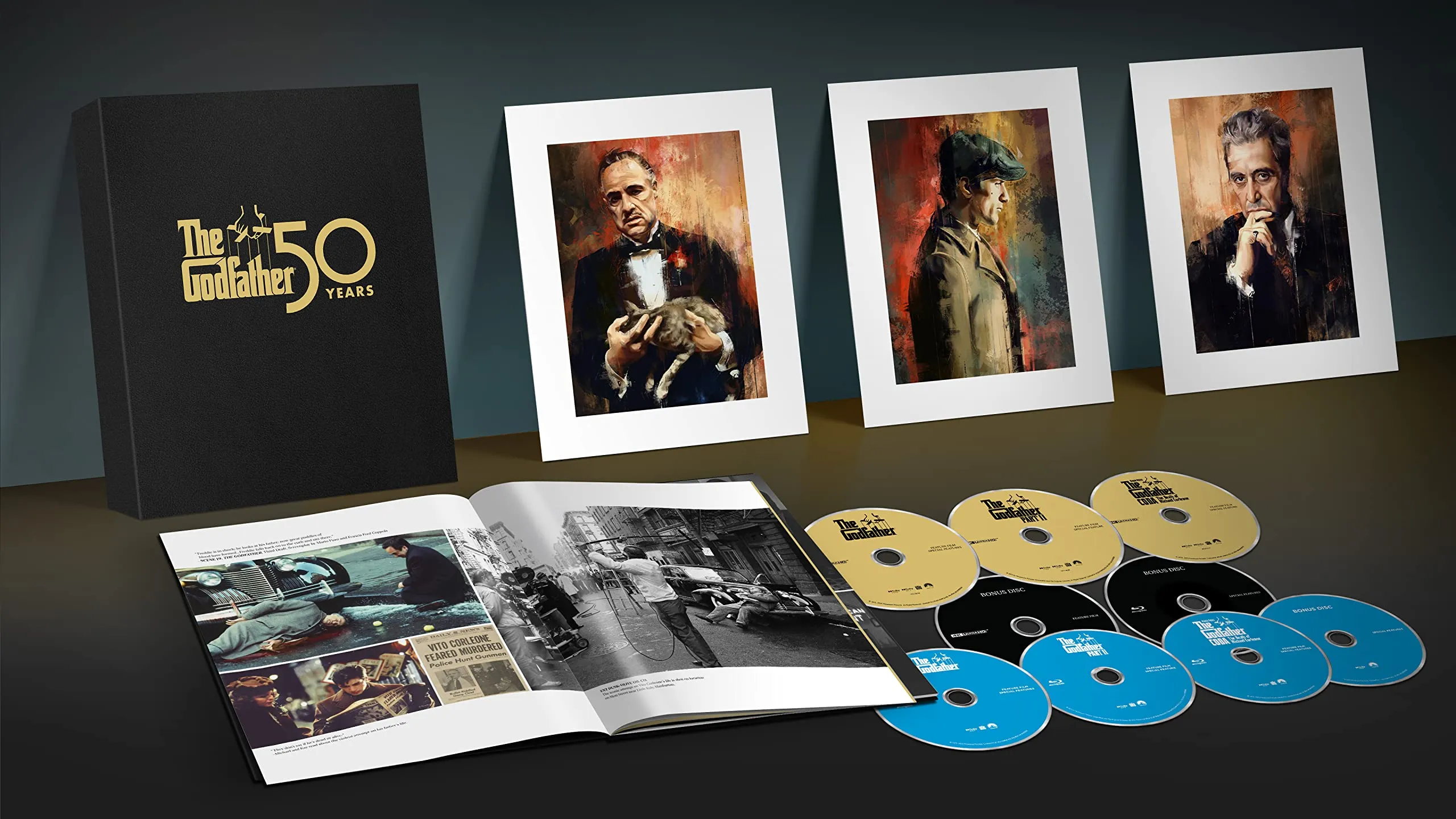 Il Padrino Trilogia - Edizione 50° Anniversario (4 4K Ultra-HD + 5 Blu-ray) (Collectors Edition) (9 Blu Ray)