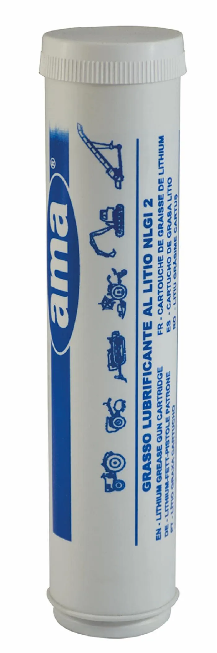 Cartuccia Grasso al Litio Blu AMA 600g - Adesivo e Resistente