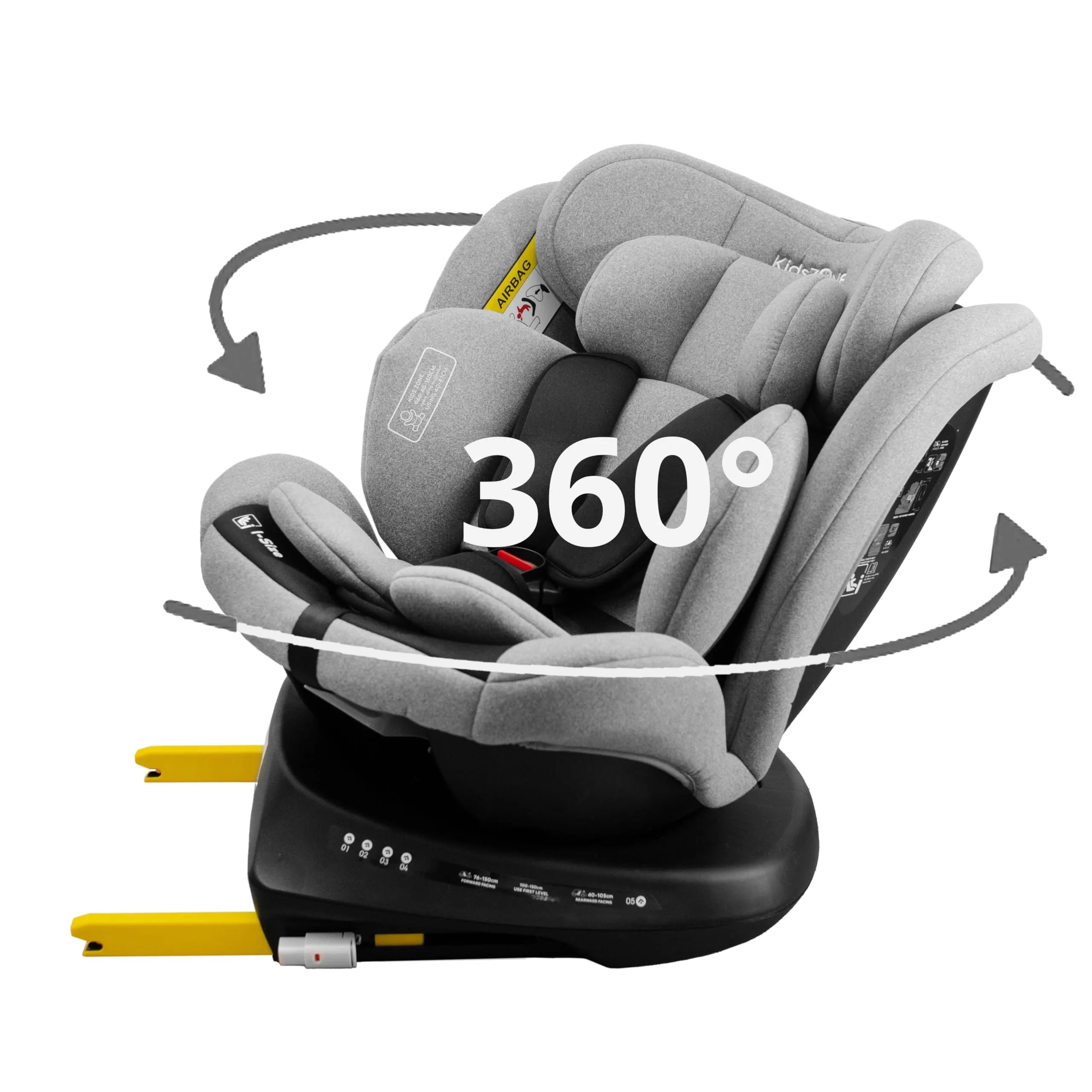 Seggiolino Auto Girevole 360° i-Size ISOFIX 0-36 kg