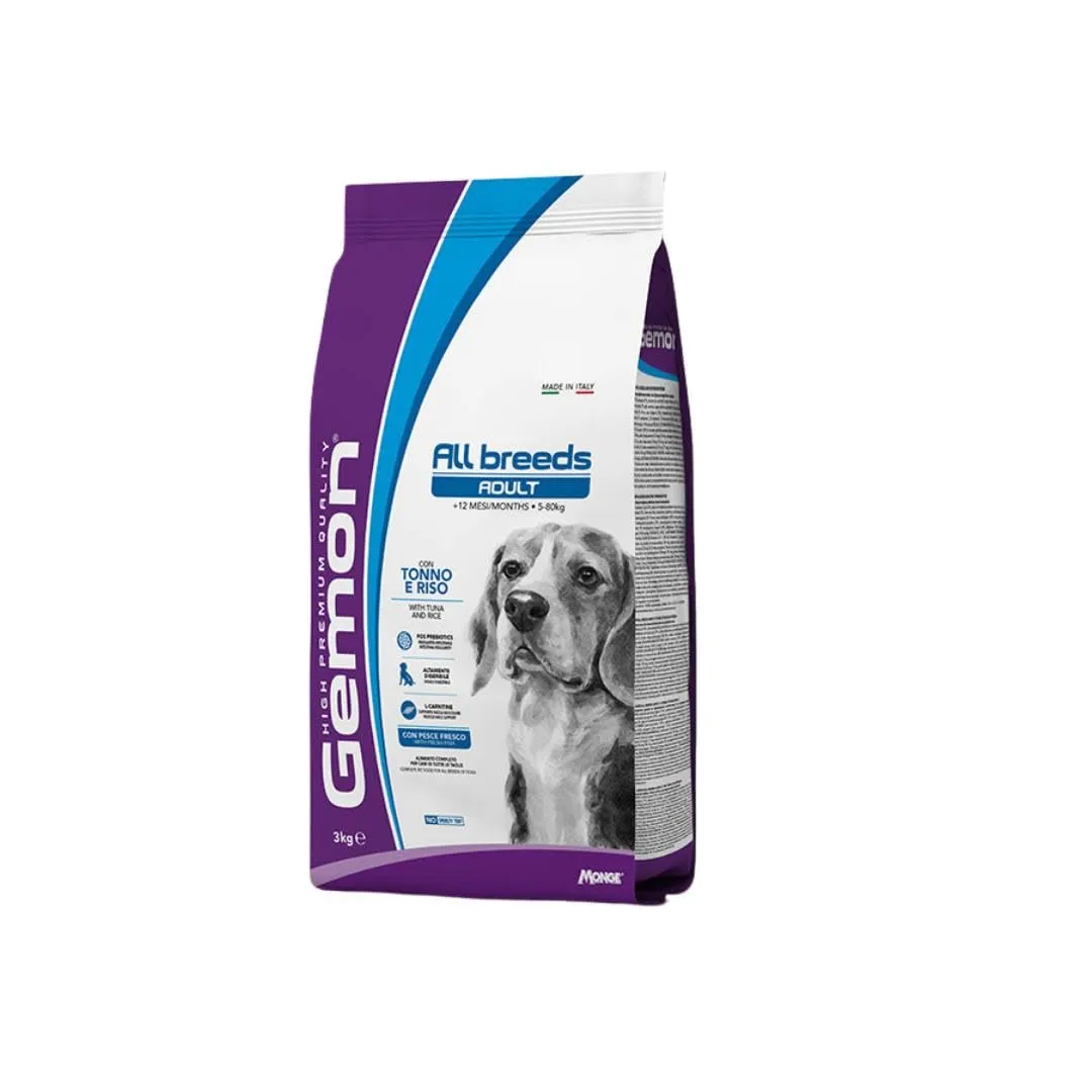 Gemon All Breeds Adult Tonno e Riso 3kg