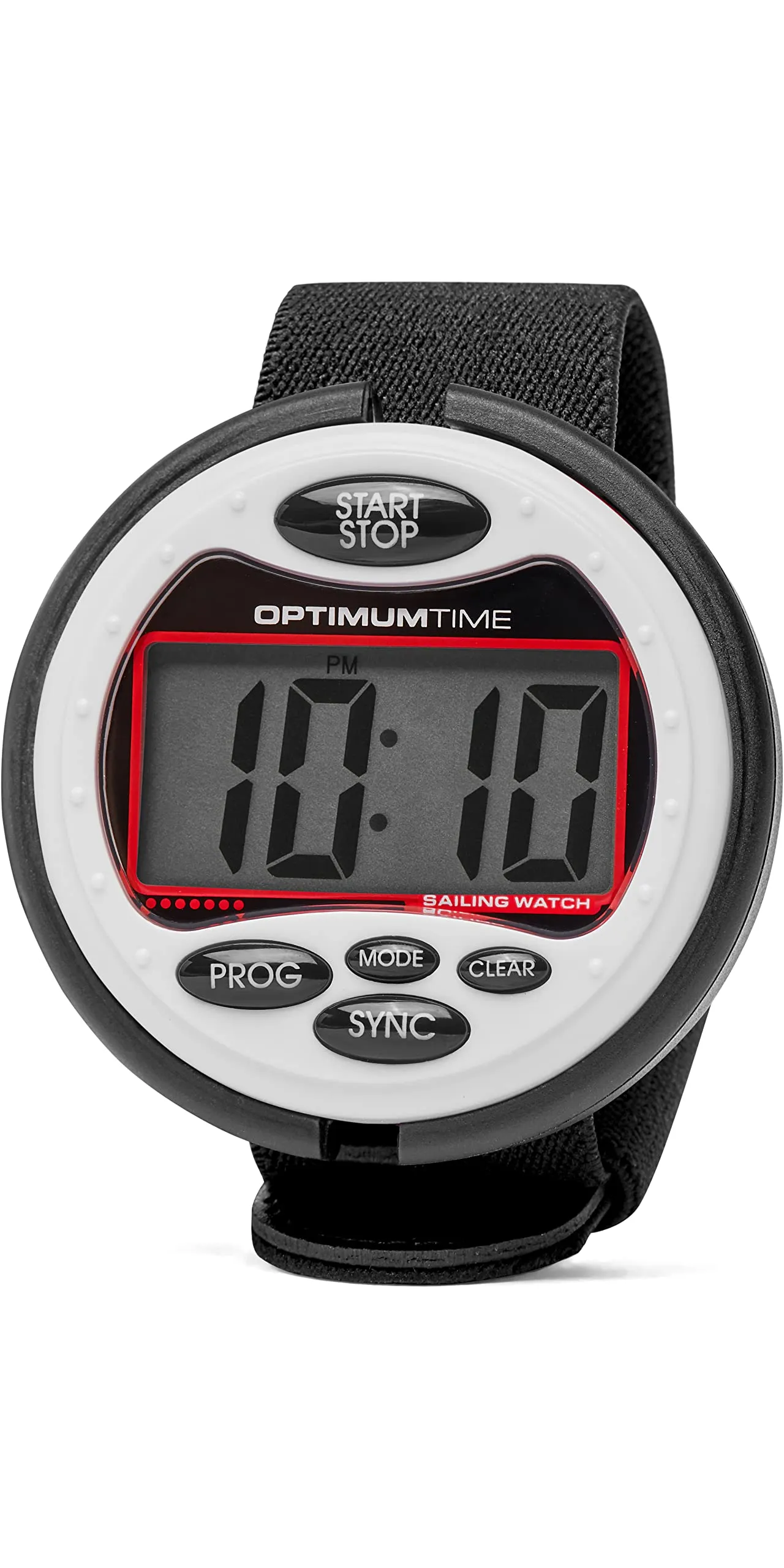 Optimum Time Series 3 Orologio da Regata Bianco - Timer Resistente all'Acqua per Vela, Yachting e Dinghy