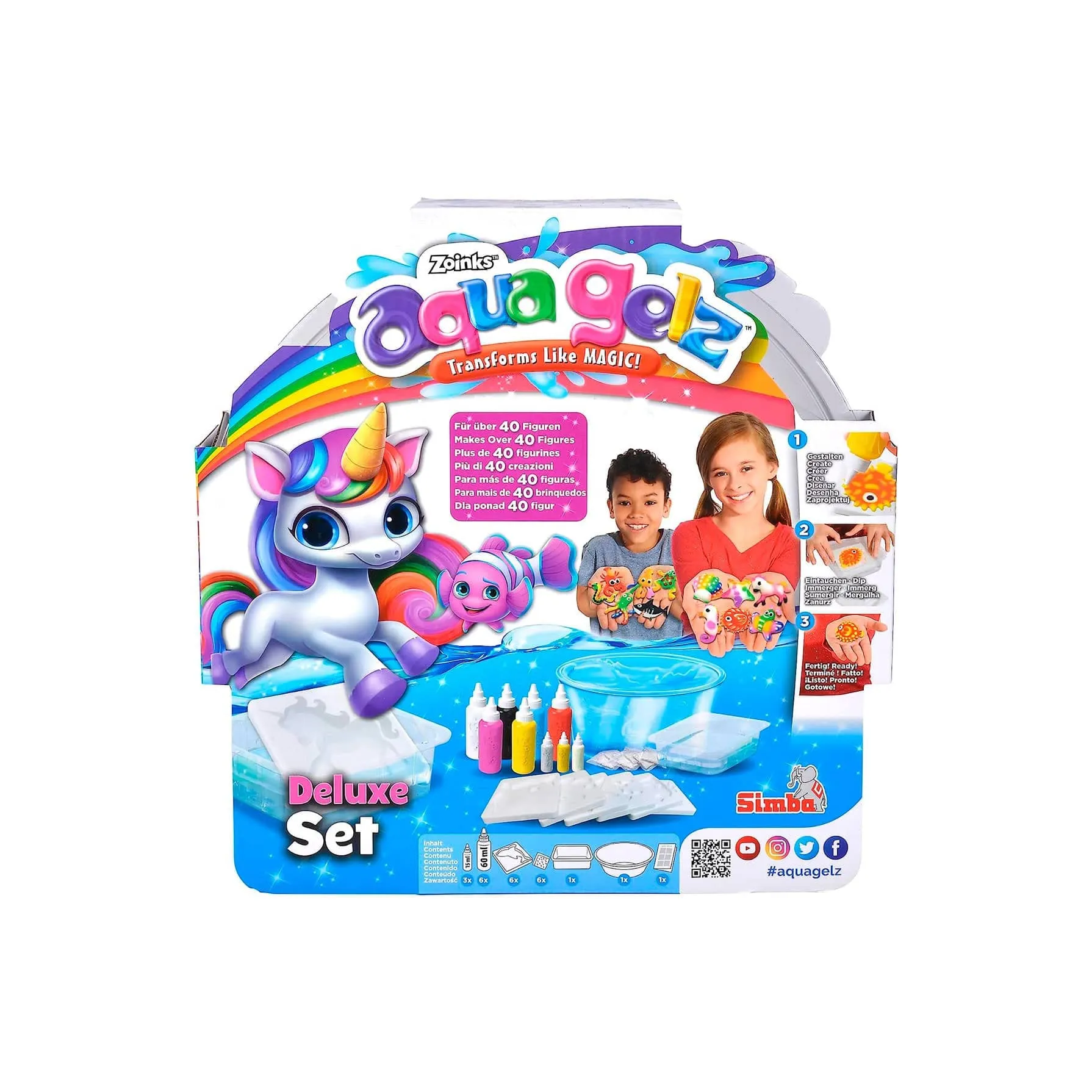 Simba Aqua Gelz Deluxe - Set Creativo per Figure 3D