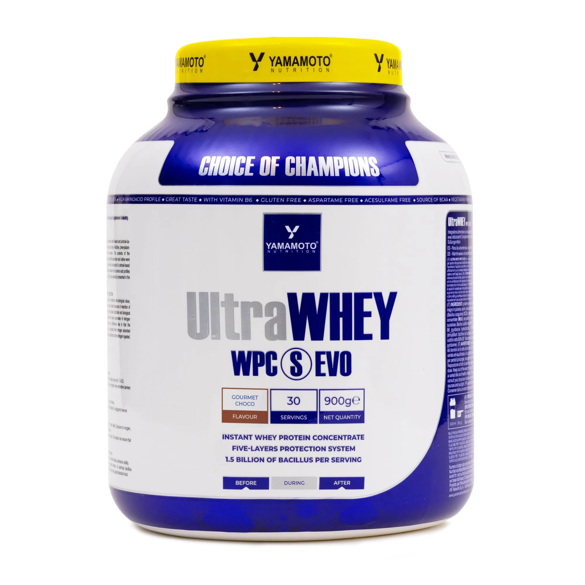 YAMAMOTO NUTRITION Ultra Whey WPC S EVO 900g