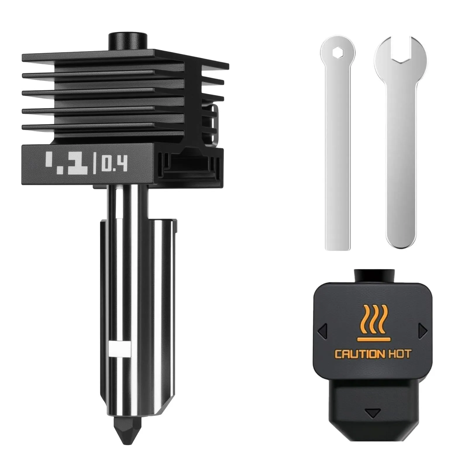H2D Combo Quick Swap Hotend per Bambu Lab - Ugello in Acciaio Temprato 0.4mm