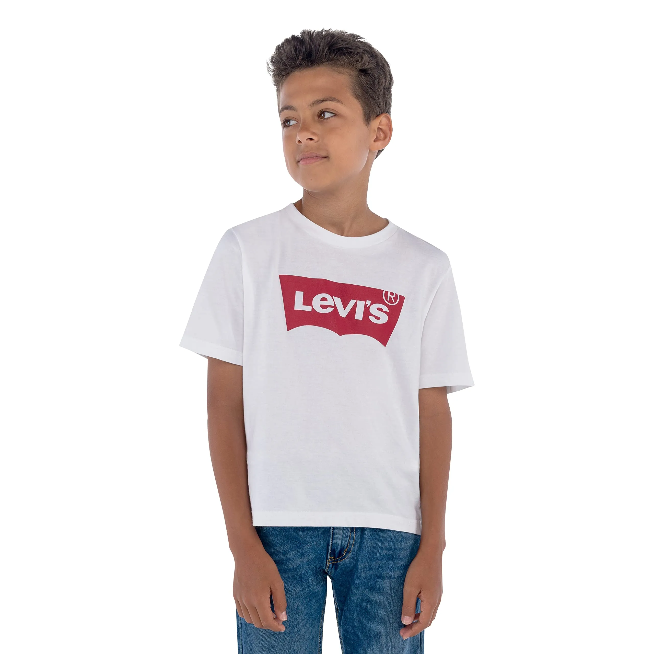 Levi's Lvb Batwing Tee, T-shirt Bambini e Ragazzi, Bianco (White), 10 Anni