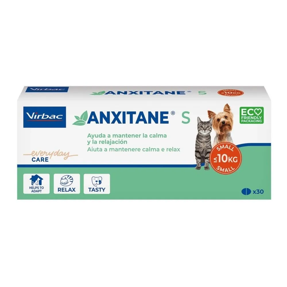 Anxitane S Compresse per Cani e Gatti <10kg - 30 Compresse