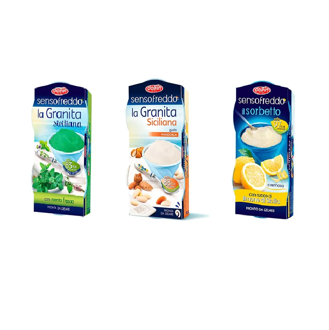 Granita e Sorbetto Siciliani Senso Freddo - Gusti Assortiti