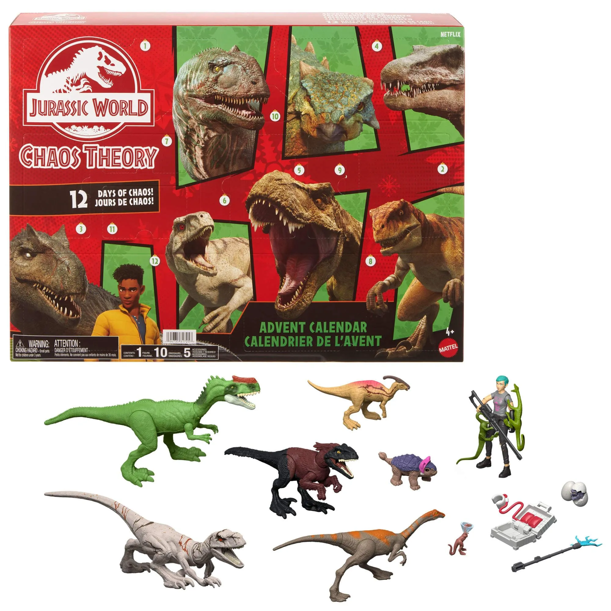 Mattel Jurassic World - Calendario dell'Avvento 2025
