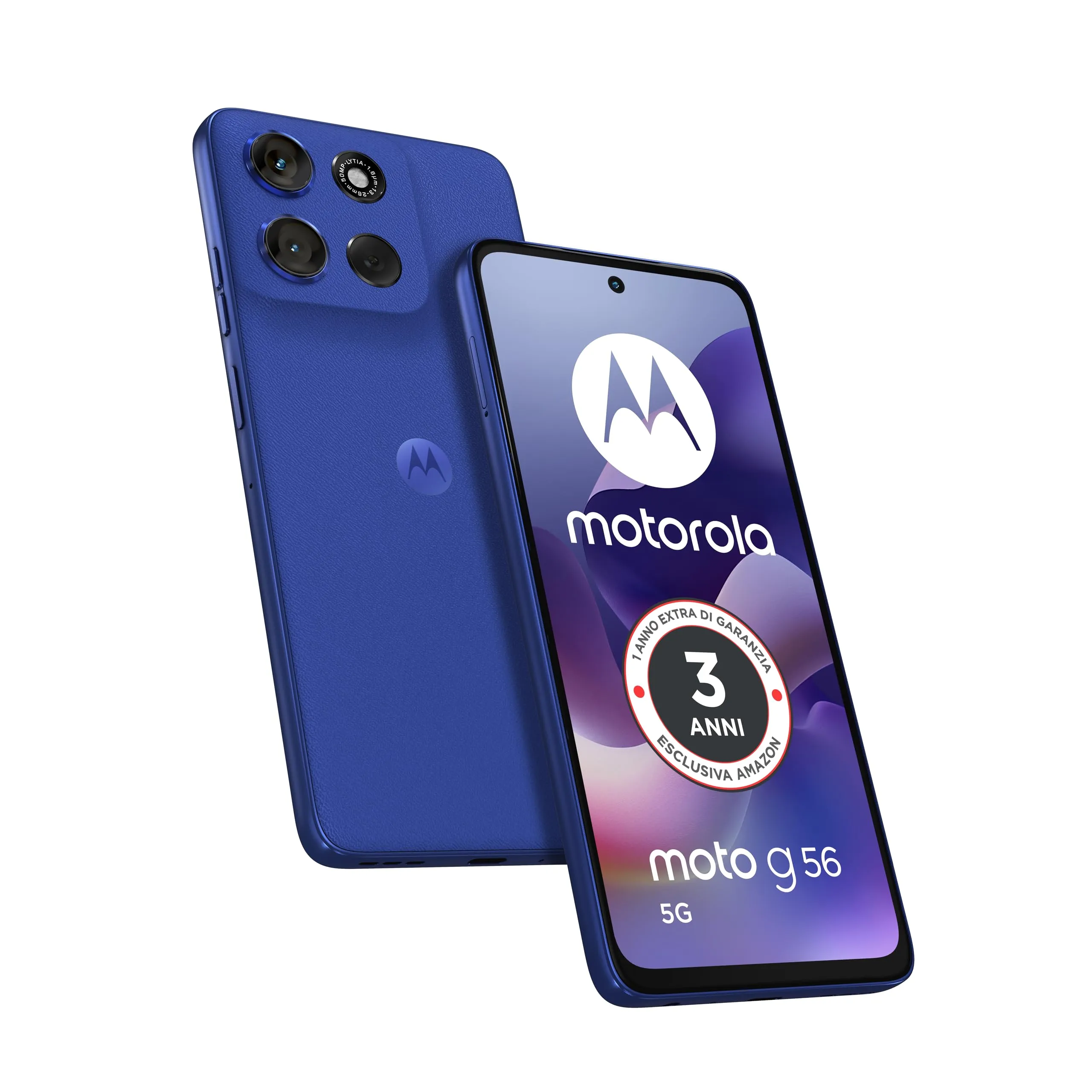 Motorola Moto G54 5G Dazzling Blue (8/256GB) con 3 Anni di Garanzia