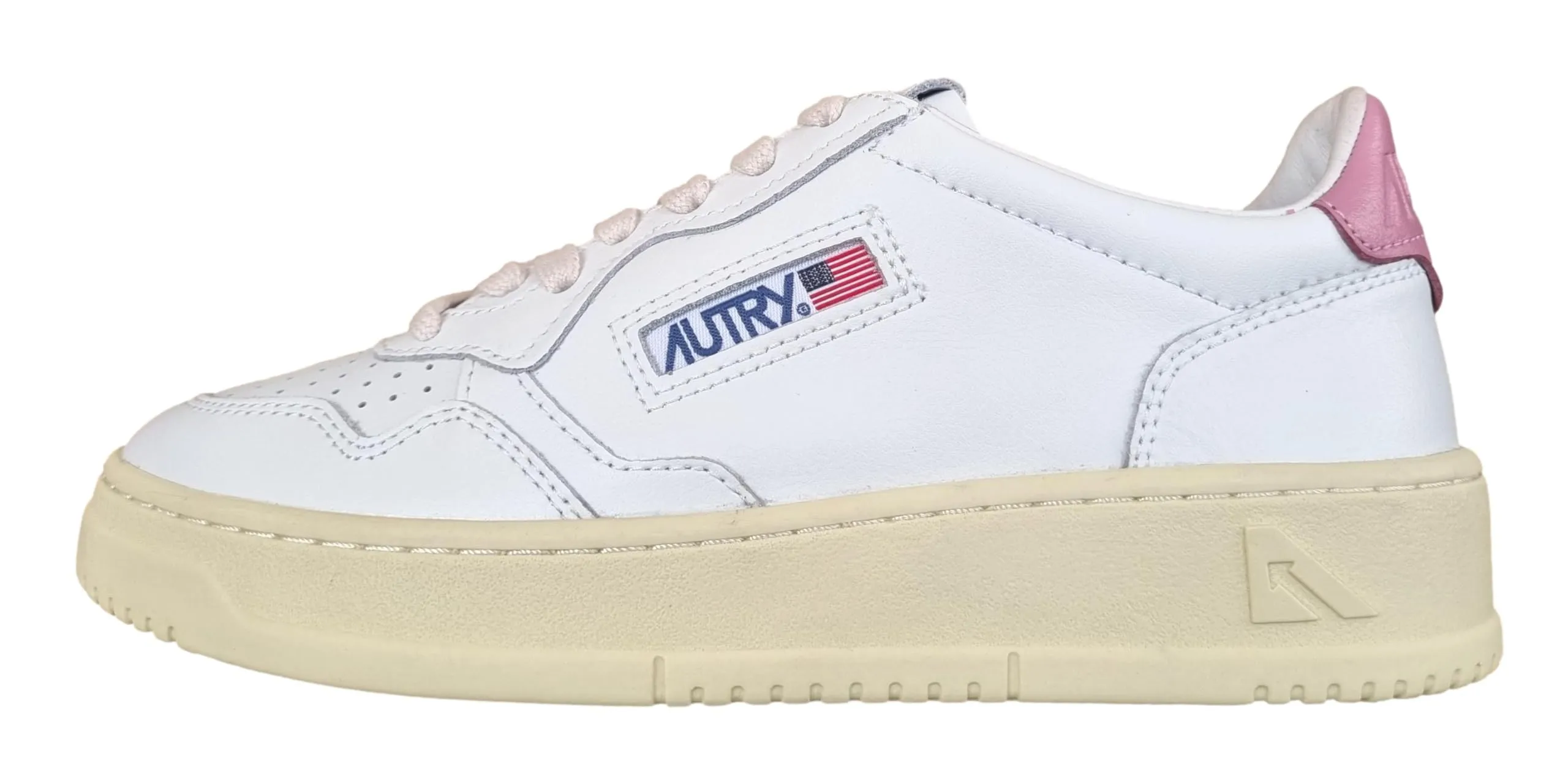 Sneakers Autry Donna Bianco Rosa Scuro AULW LL88