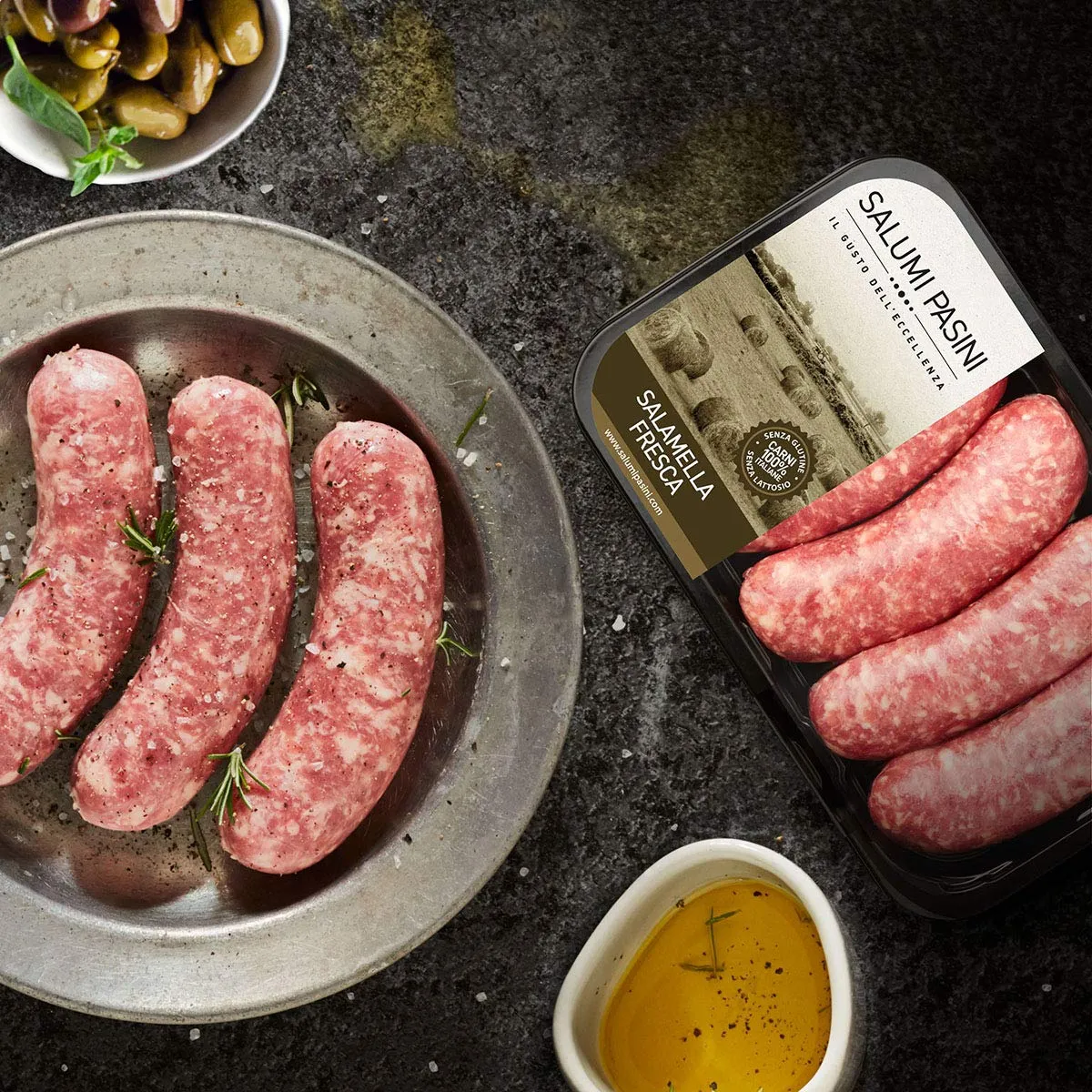 Salamella Fresca Salumi Pasini® - Puro Suino - 2x250g