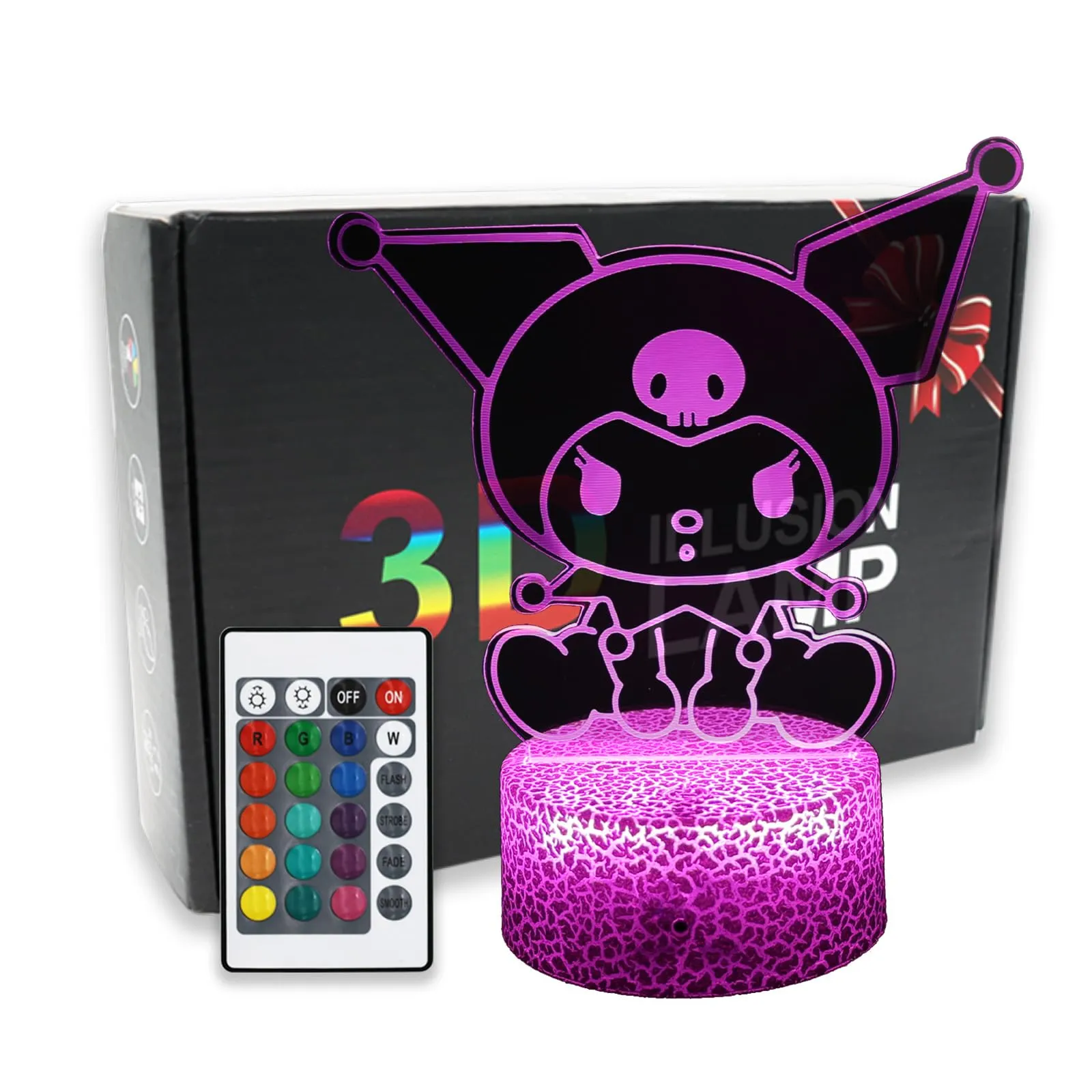 Lampada da Tavolo 3D Illusione Wontocheer - 16 Colori, Touch & Telecomando
