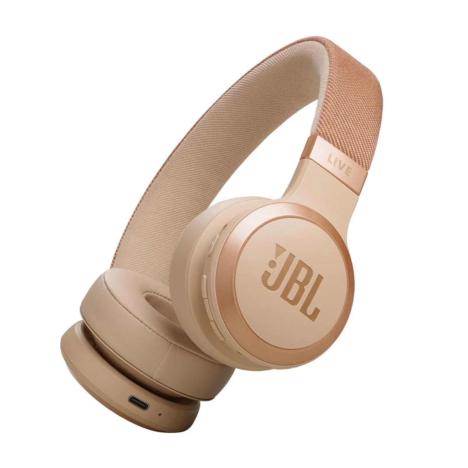 JBL Live 770NC Cuffie Over-Ear Bluetooth Wireless, con Cancellazione Adattiva del Rumore, Nero