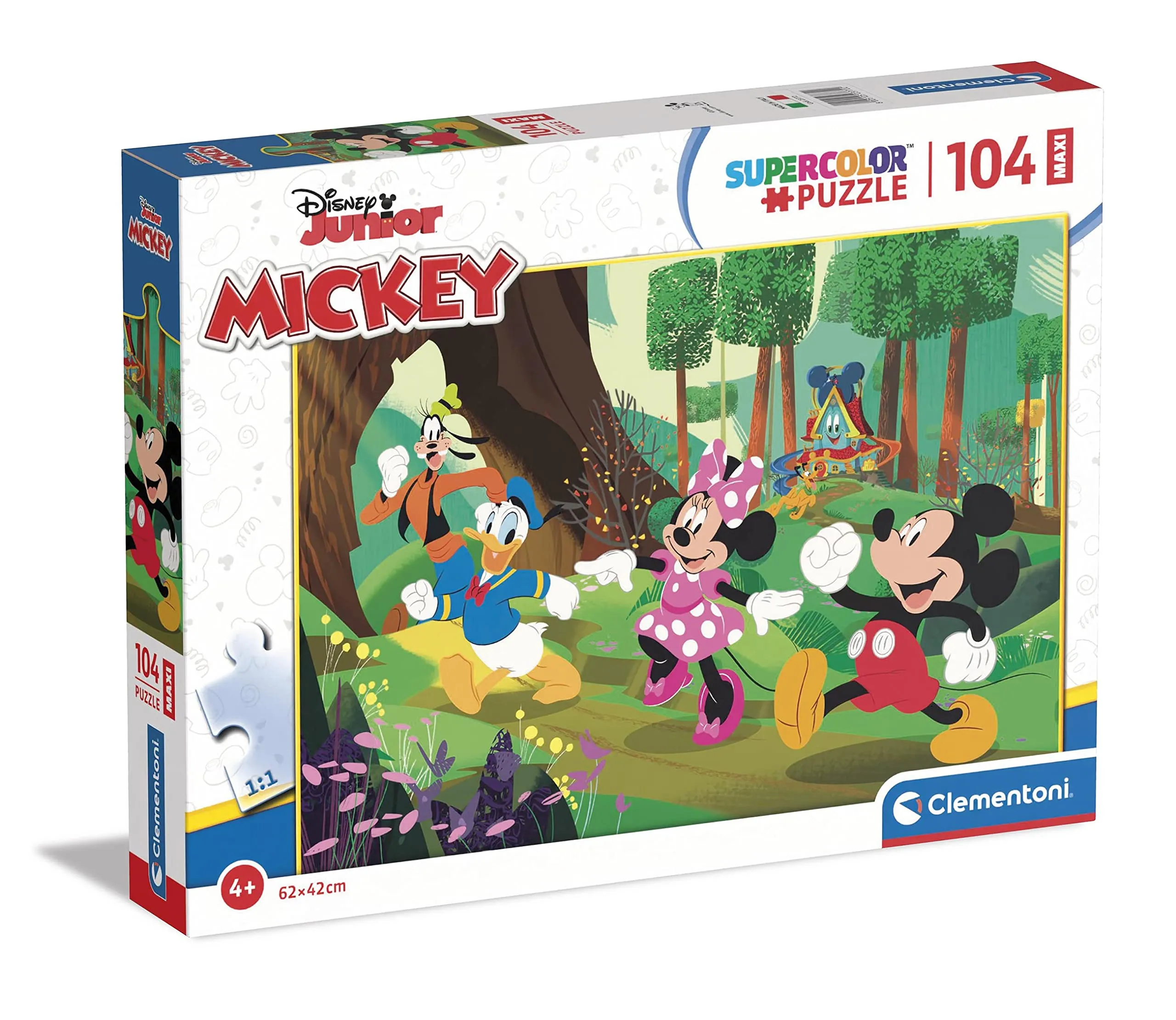 Clementoni Supercolor Puzzle Disney Mickey and Friends 104 Pezzi