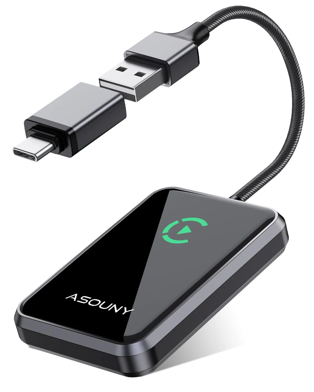 ASOUNY Adattatore CarPlay Wireless 2025