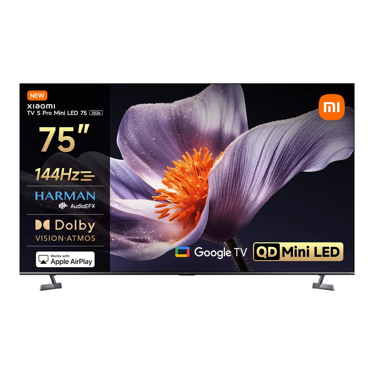 Xiaomi TV S Pro Mini LED 75" Smart TV 4K QLED 144Hz