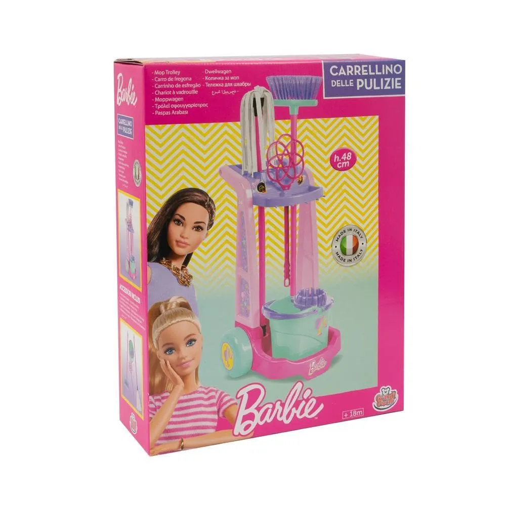 Barbie Trolley Pulizia con Accessori