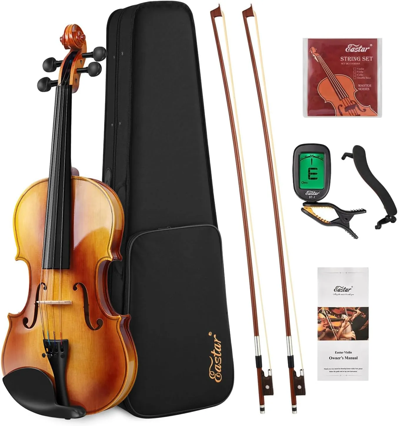 Eastar EVA-330 - Set Violino 4/4 per Studenti e Adulti