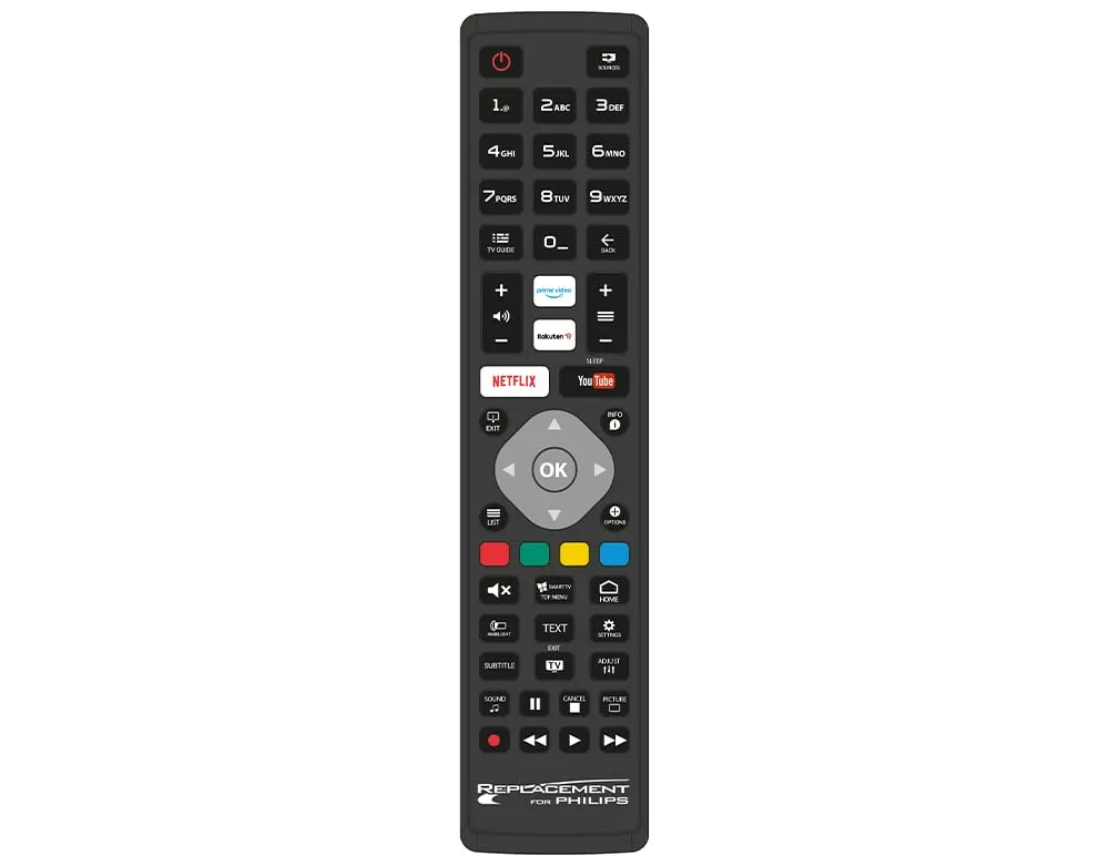 Telecomando Universale per TV Philips con Tasto Netflix GBS (1719)