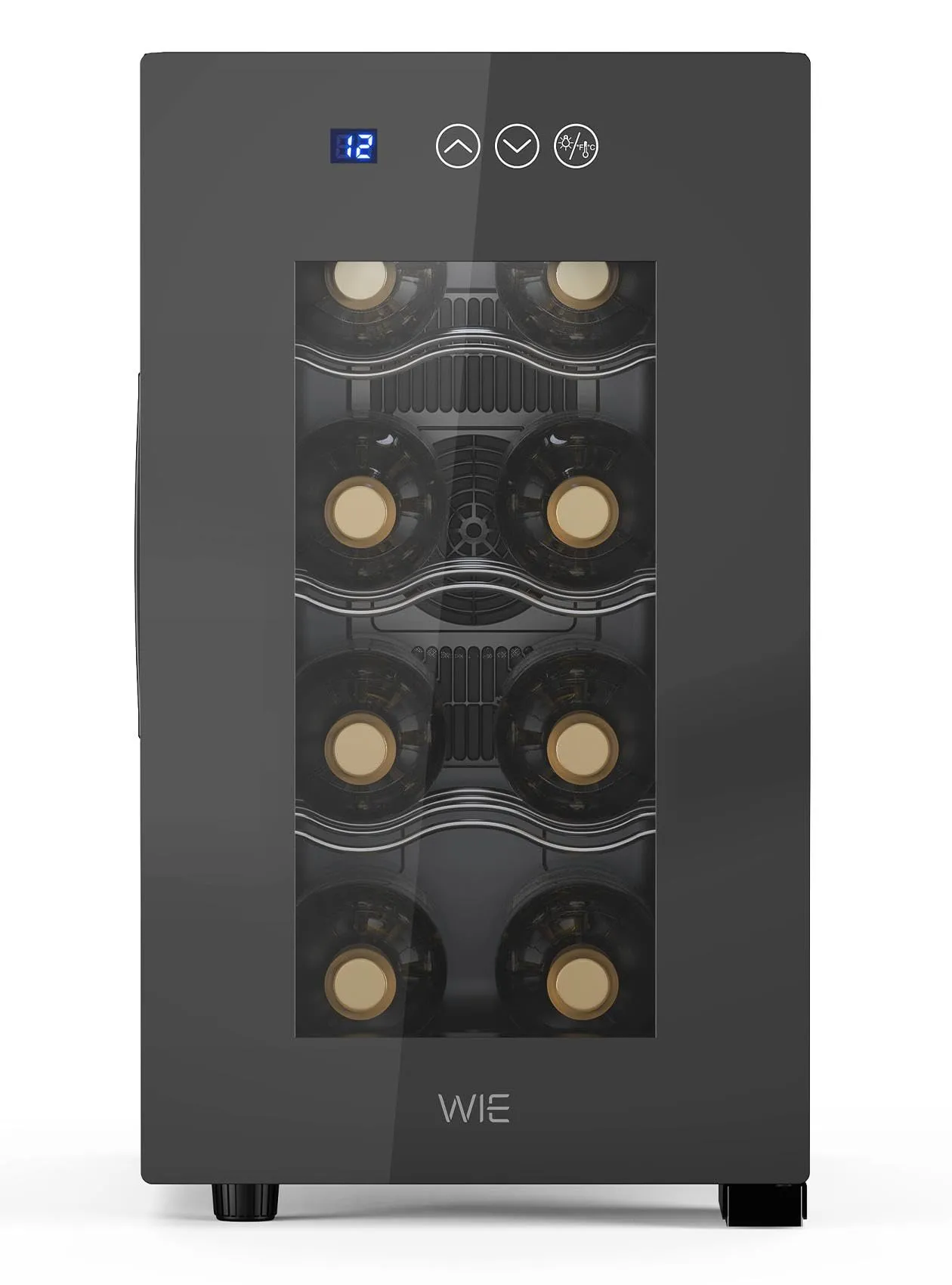 Cantinetta Vino WIE 12 Bottiglie Termoelettrica con Display Touch