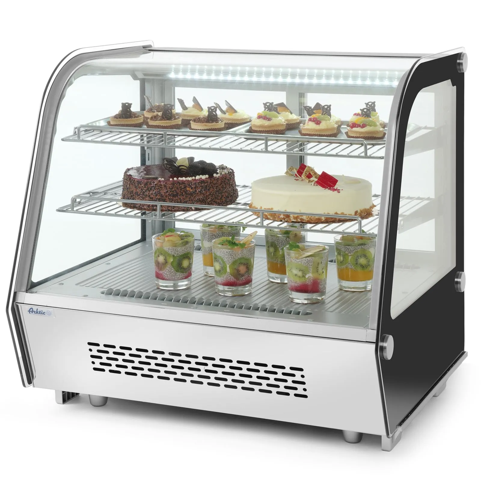 HENDI Vetrina Refrigerata per Pasticceria e Dessert - 120 Litri