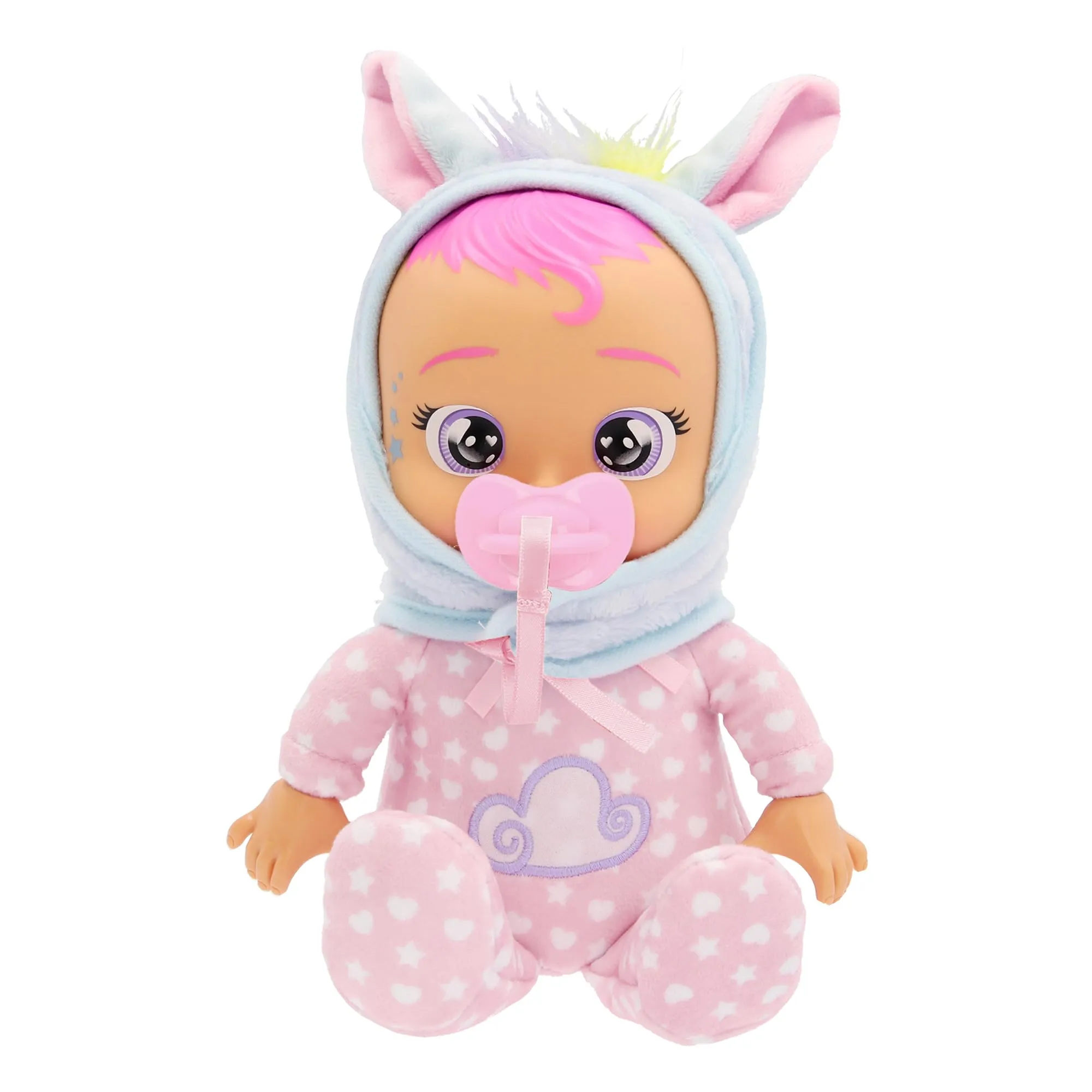 IMC Toys Cry Babies Tiny Cuddles Newborn Jenna, Bambola di Peluche