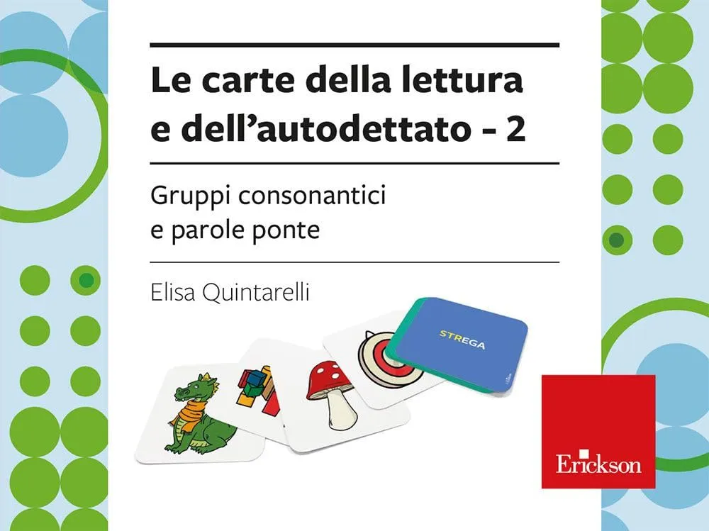 Le carte della lettura e dell'autodettato. Con istruzioni. Gruppi consonantici e parole ponte (Vol. 2)