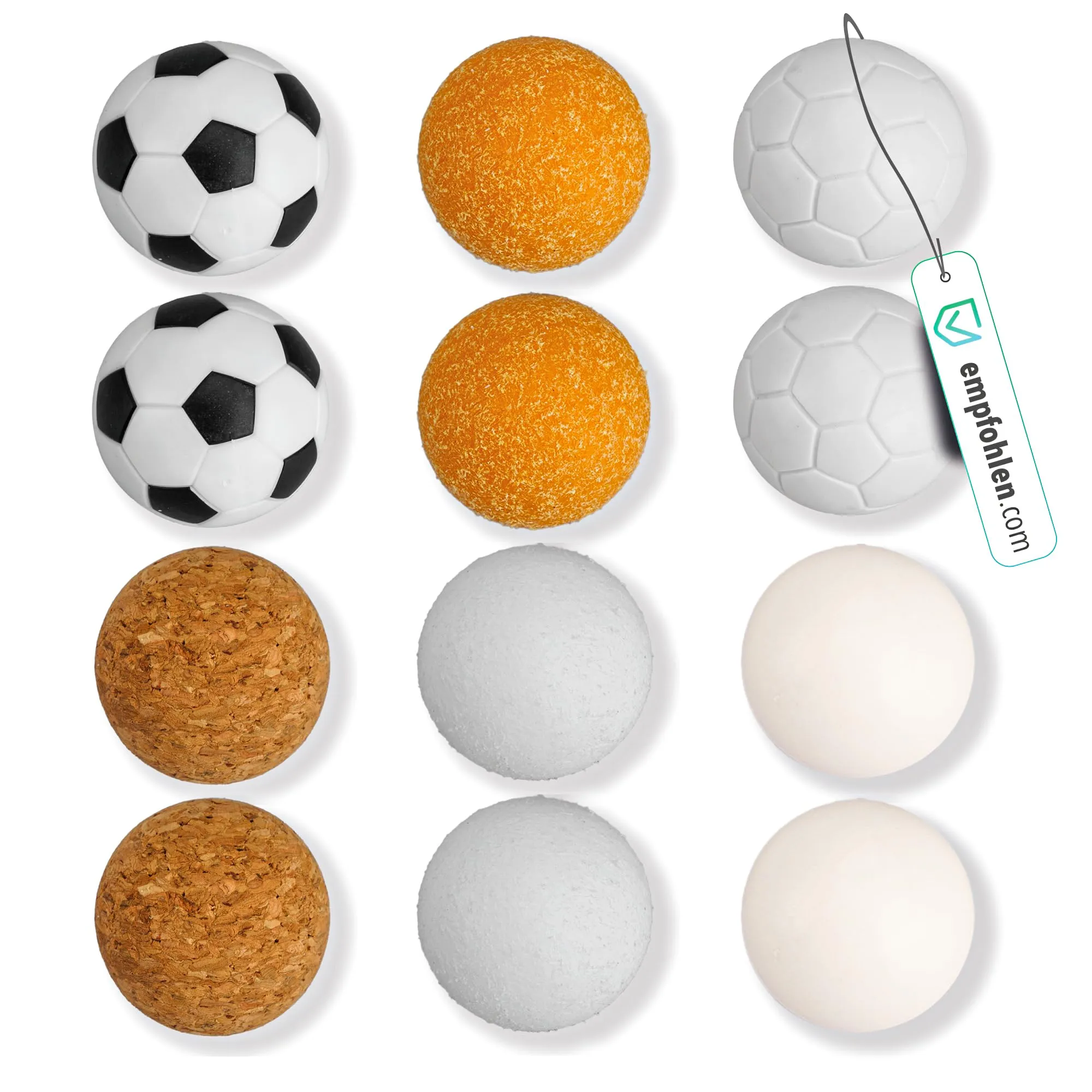 Active Peak Set 12 Palline Calcio Balilla
