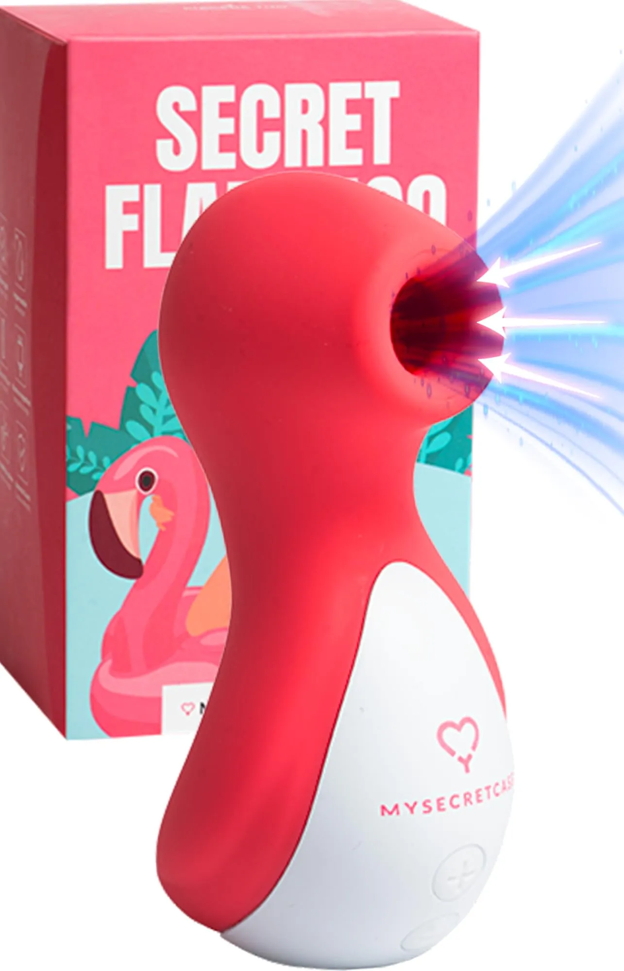 MySecretCase Clitoridea - Stimolatore Clitoride a Suzione per un Piacere Intenso e Discreto
