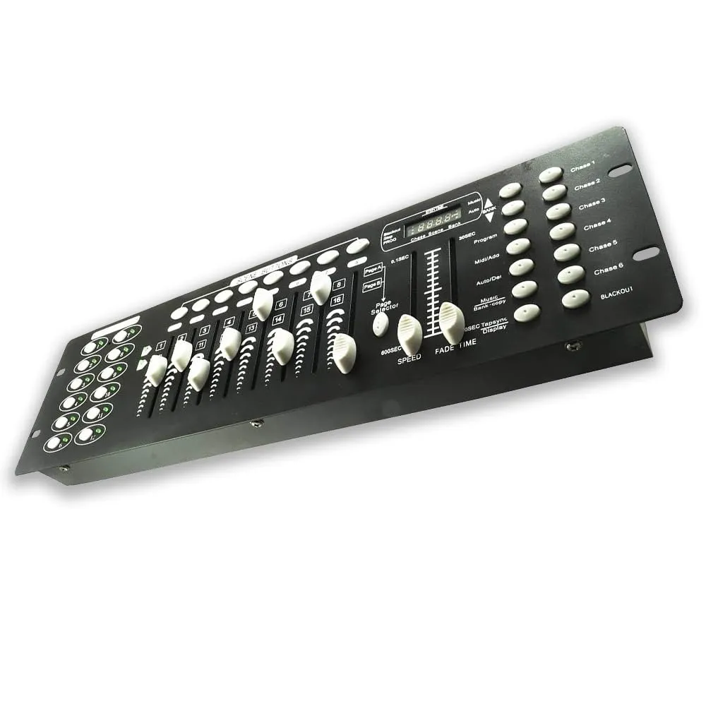 Centralina DMX Mixer Controller Luci Disco Effetti DJ 192 Canali