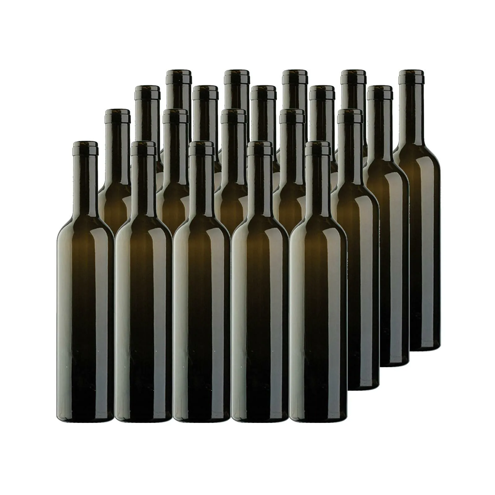 Bottiglia Bordolese in Vetro per Vino 750ml - Confezione da 20