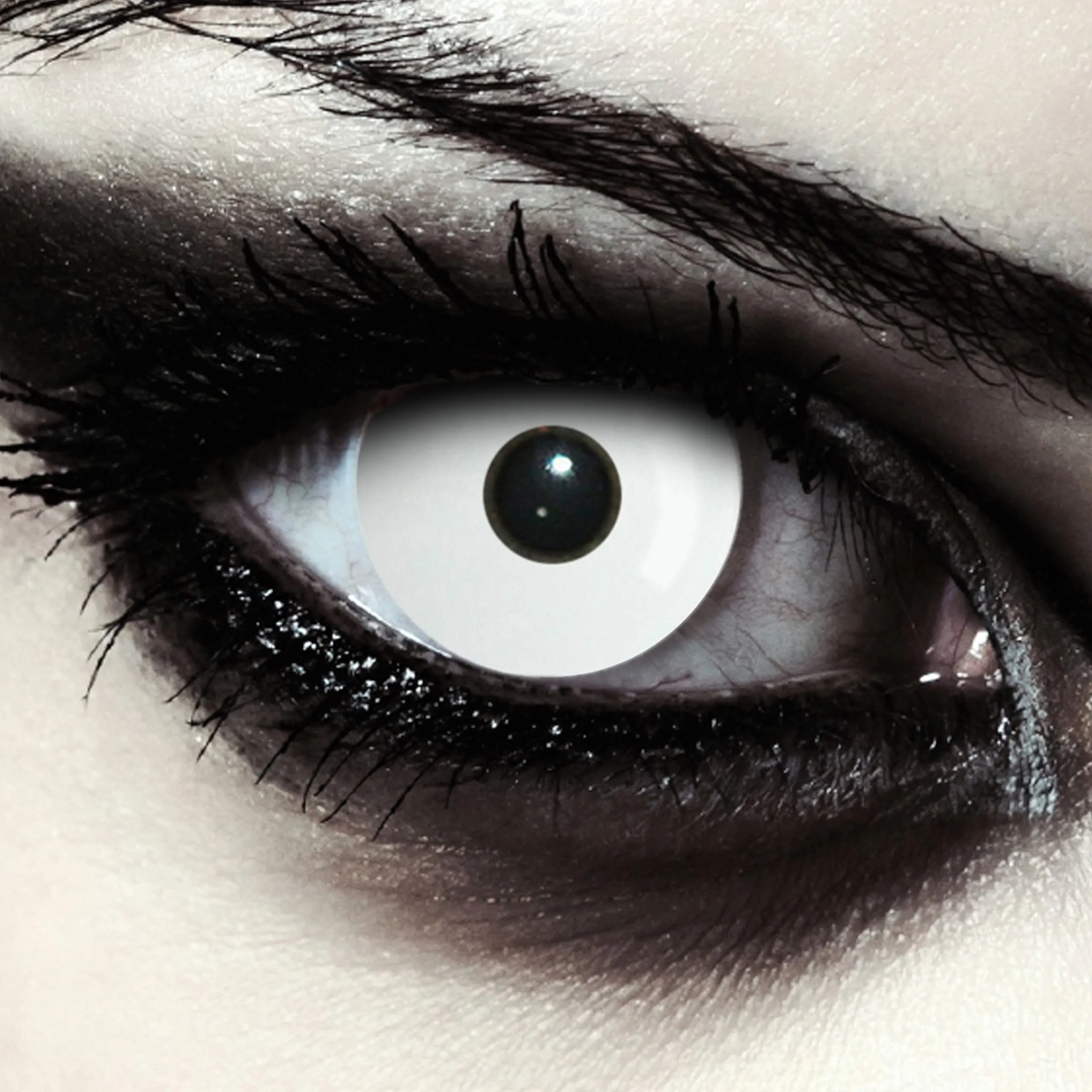 DESIGNLENSES Lenti a Contatto Colorate Bianche Whiteout