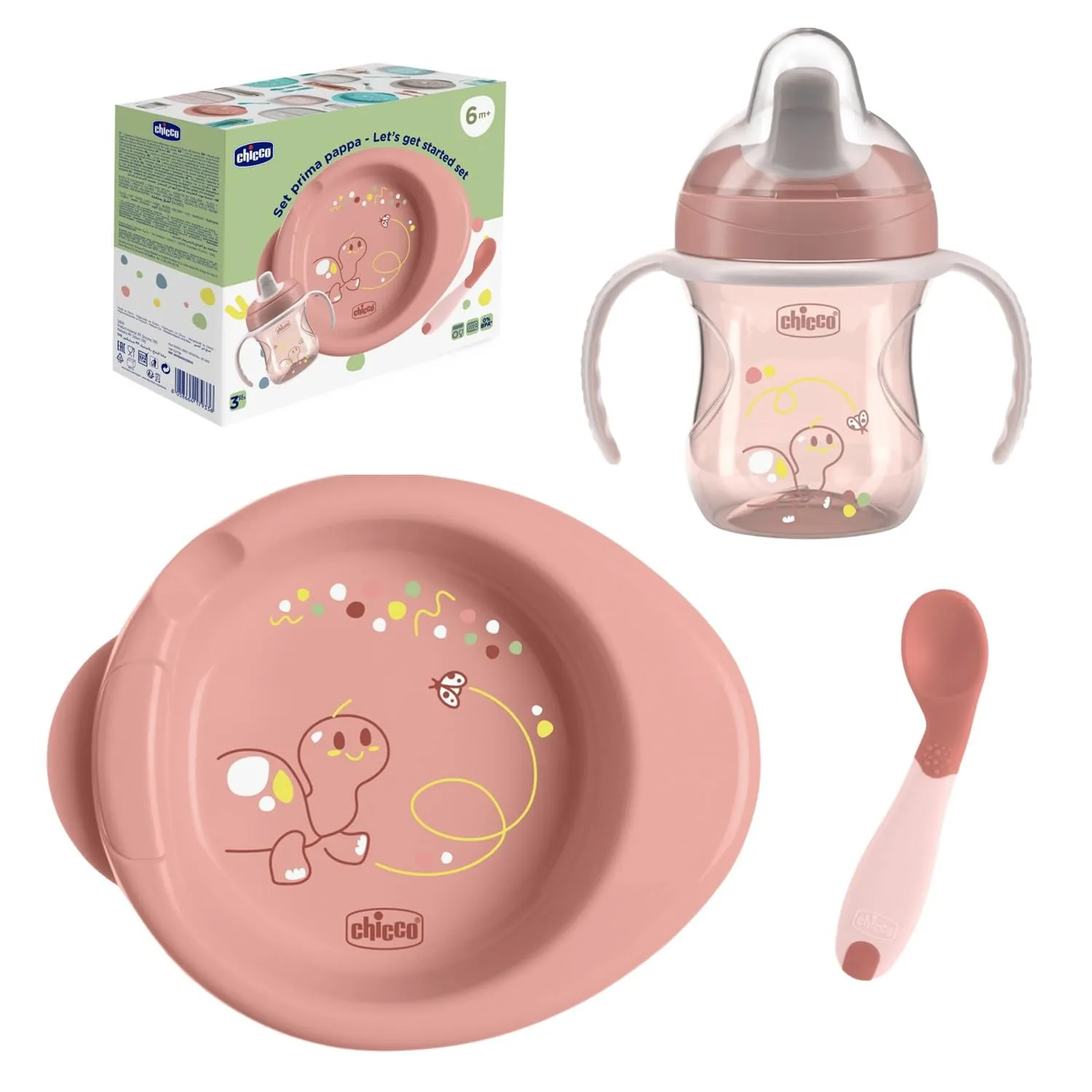 Chicco Set Pappa Completo 6 Mesi+ Rosa
