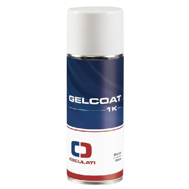 OSCULATI Gelcoat Bianco Spray 400 ML a Spessore per Ritocchi Vetroresina