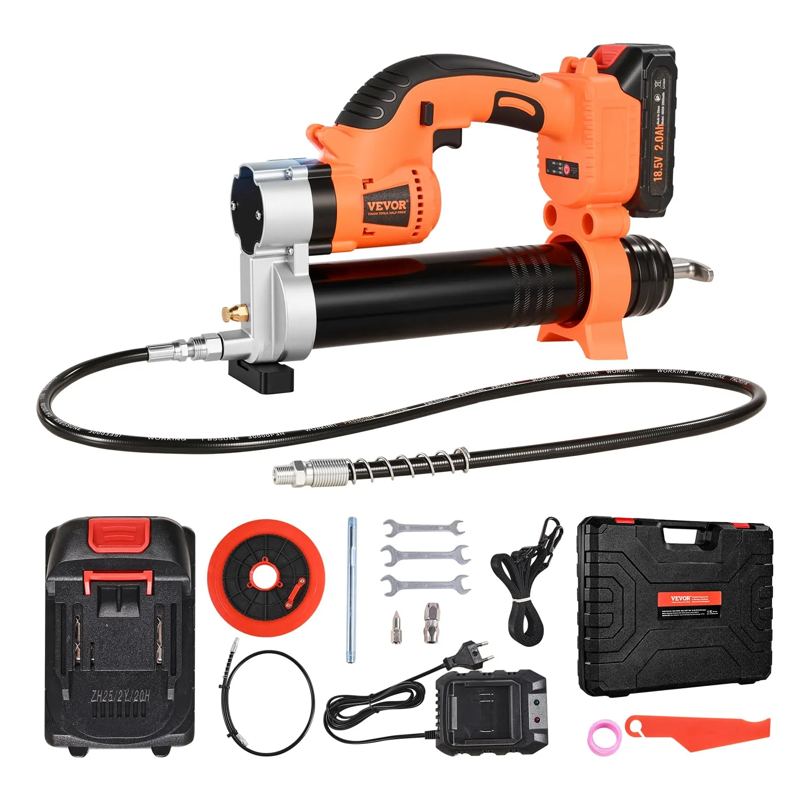 VEVOR Ingrassatore a Batteria Senza Fili