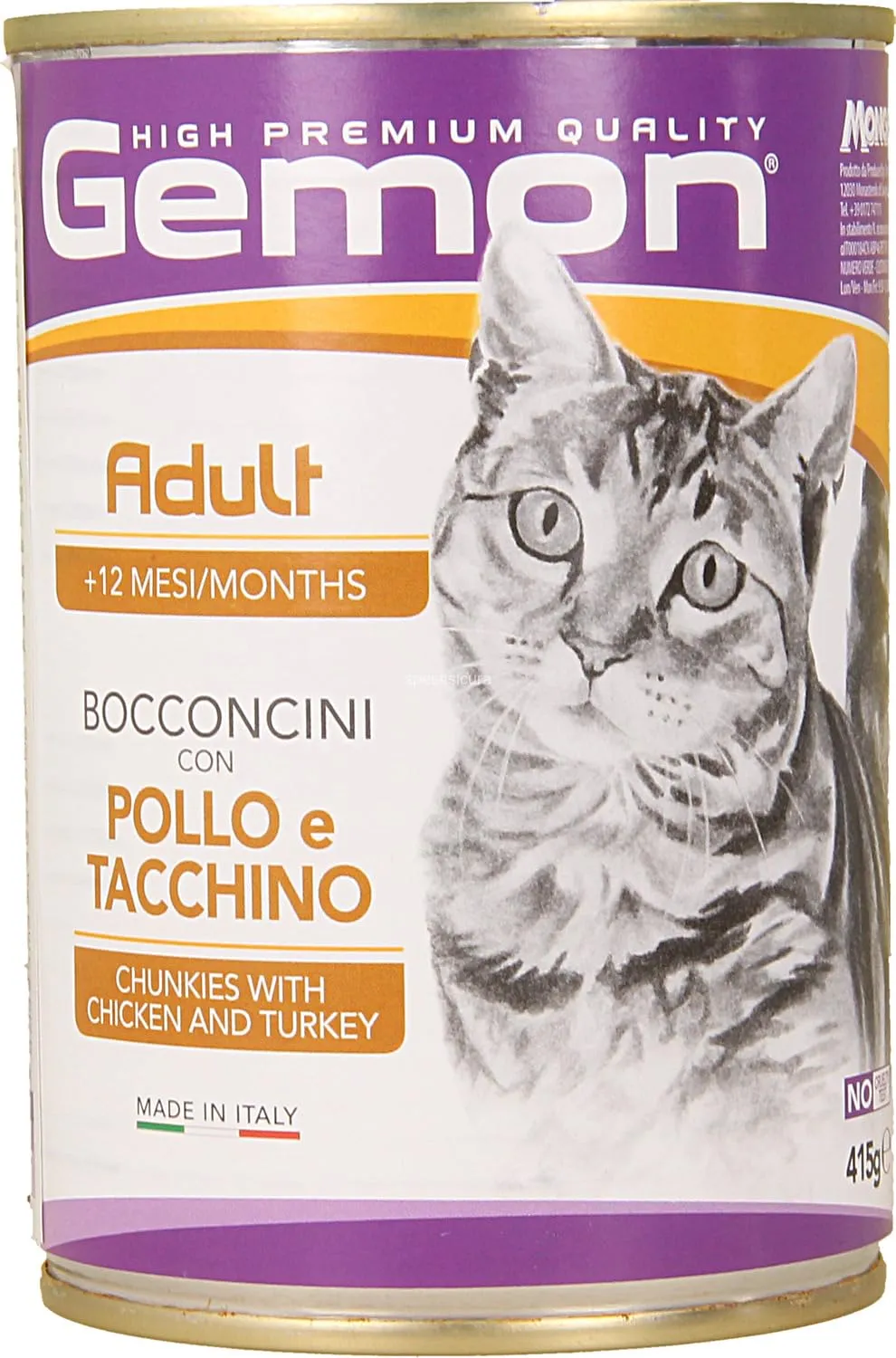 Gemon Adult Bocconcini con Pollo e Tacchino - 24 x 415g