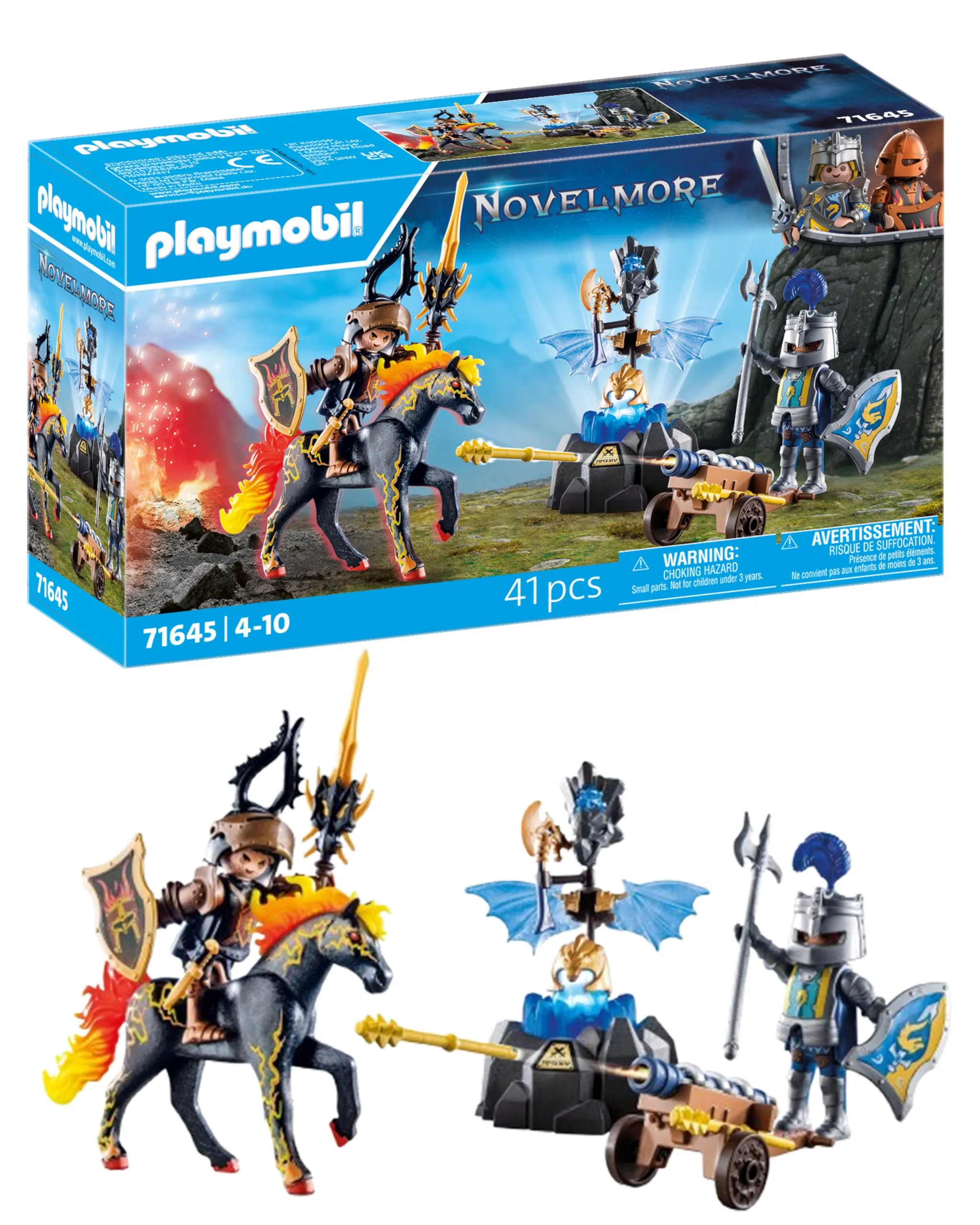 PLAYMOBIL Novelmore 71645 Battaglia per l'armatura