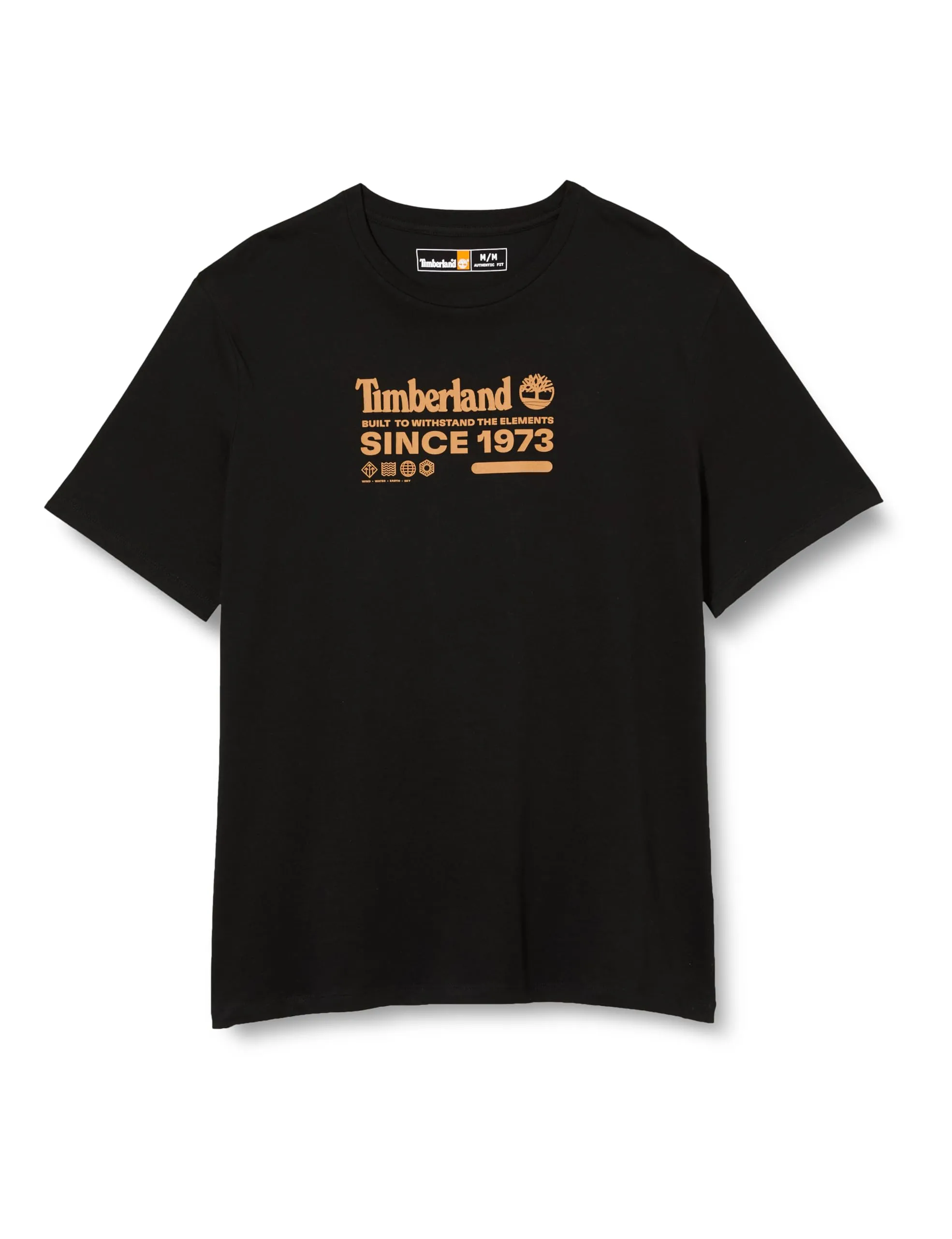Timberland Short Sleeve Tee 1 Tier3 - T-shirt Nera da Uomo