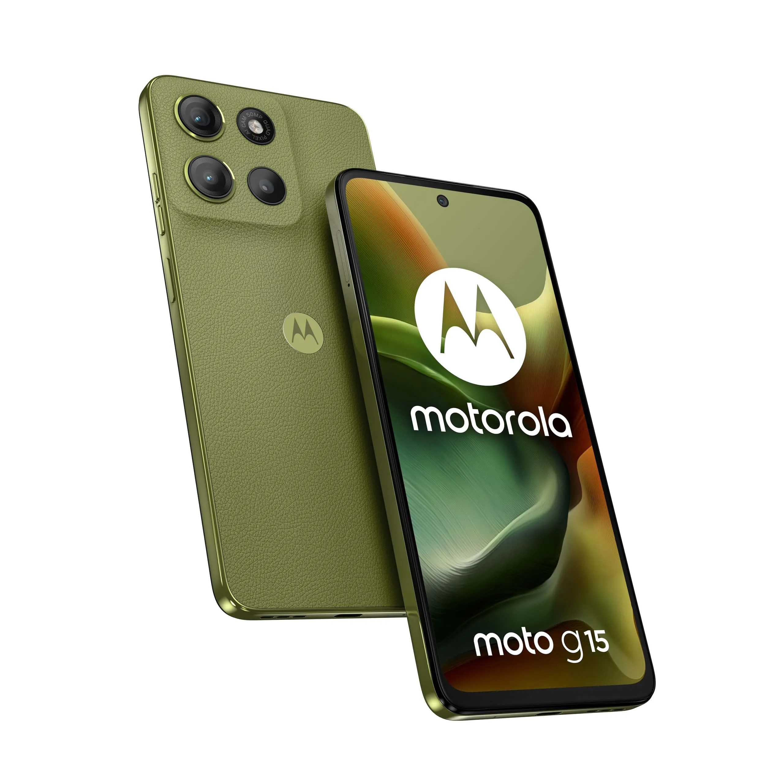 Motorola Moto G15 Iguana Green (8/512GB) - Display FHD+ 6.72", Doppia Fotocamera 50MP, Batteria 5200mAh