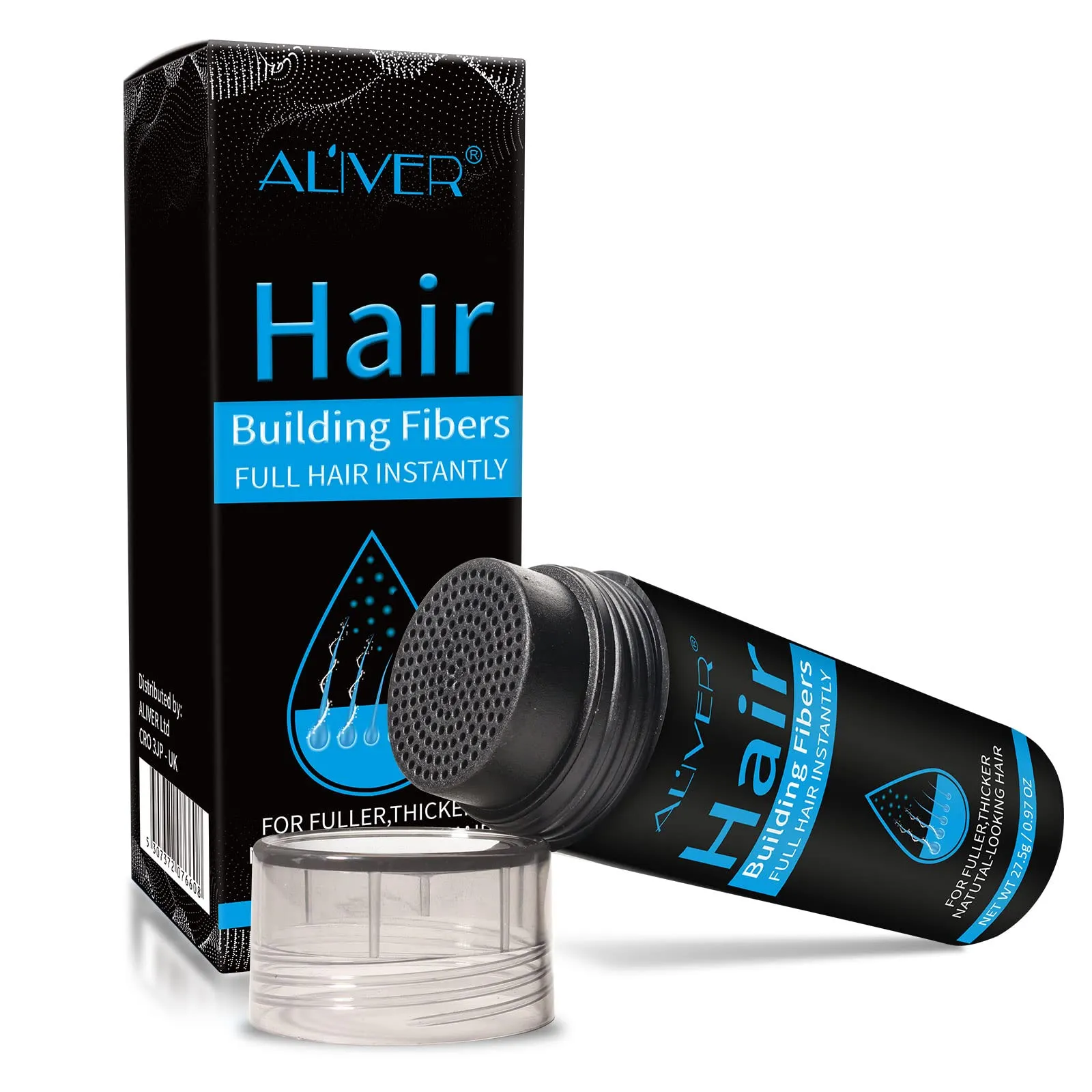 Polvere Volumizzante Capelli alla Cheratina - Fibre Capillari per Uomo e Donna