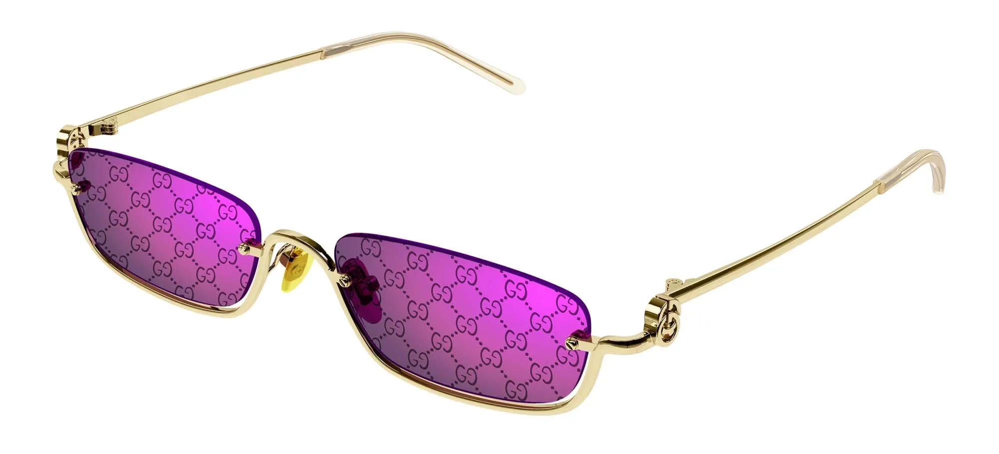 Gucci Occhiali da Sole GG1278S Gold/Violet