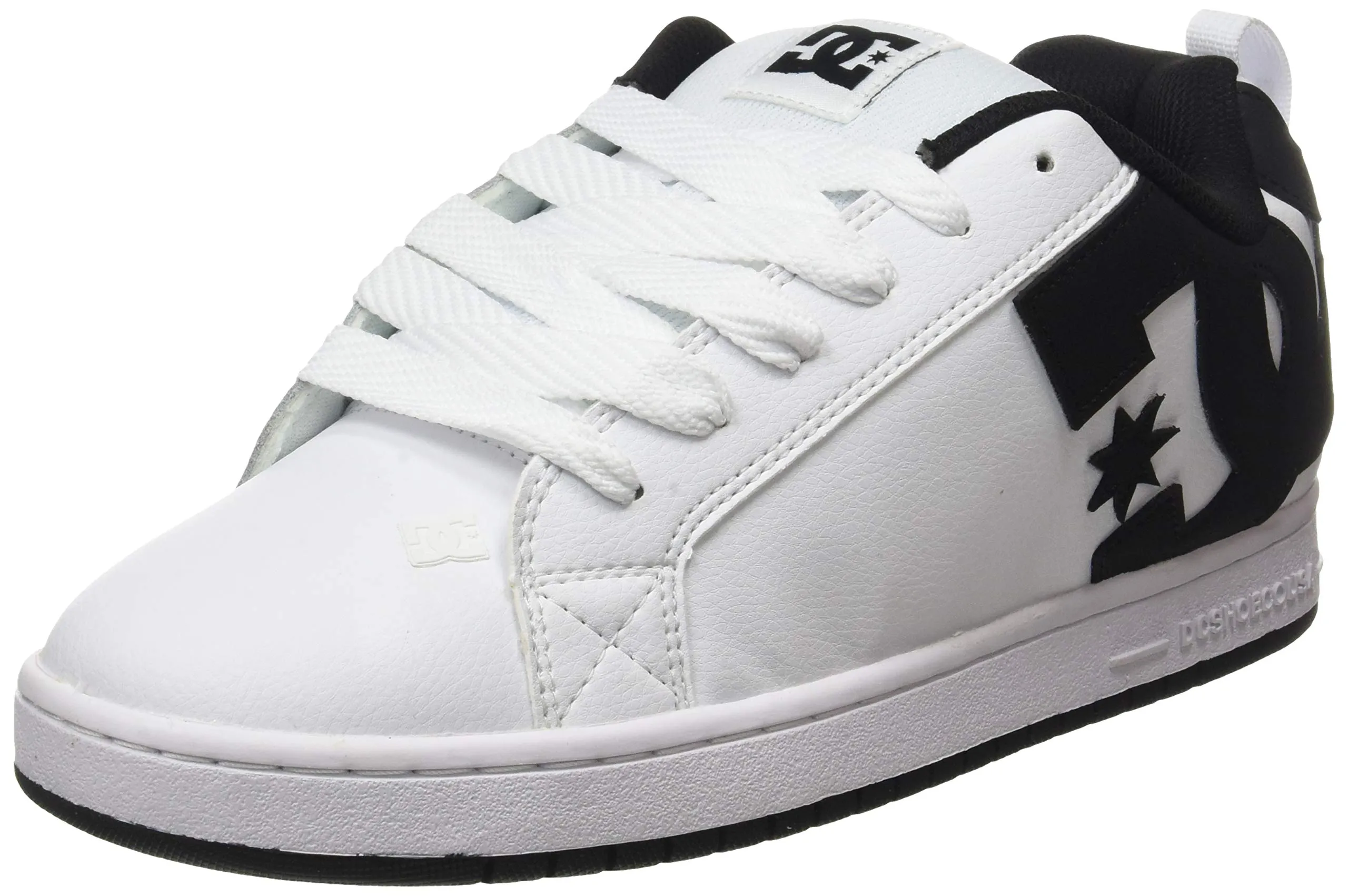 DC Shoes Court Graffik Scarpe da Skateboard Uomo White Black Black