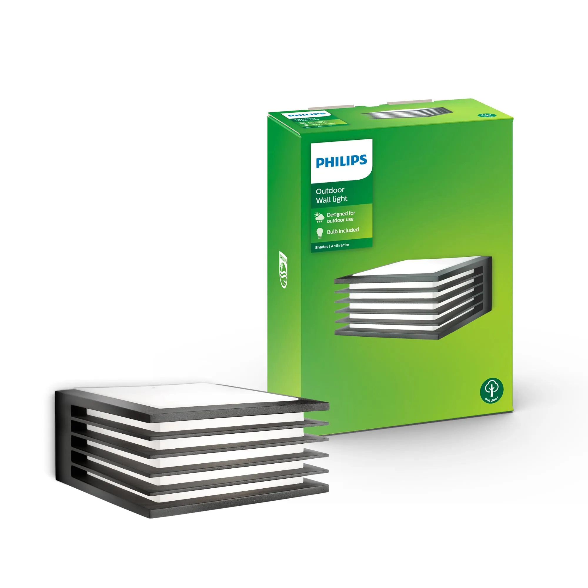 Philips LED Shades Lampada da Parete Esterna Antracite