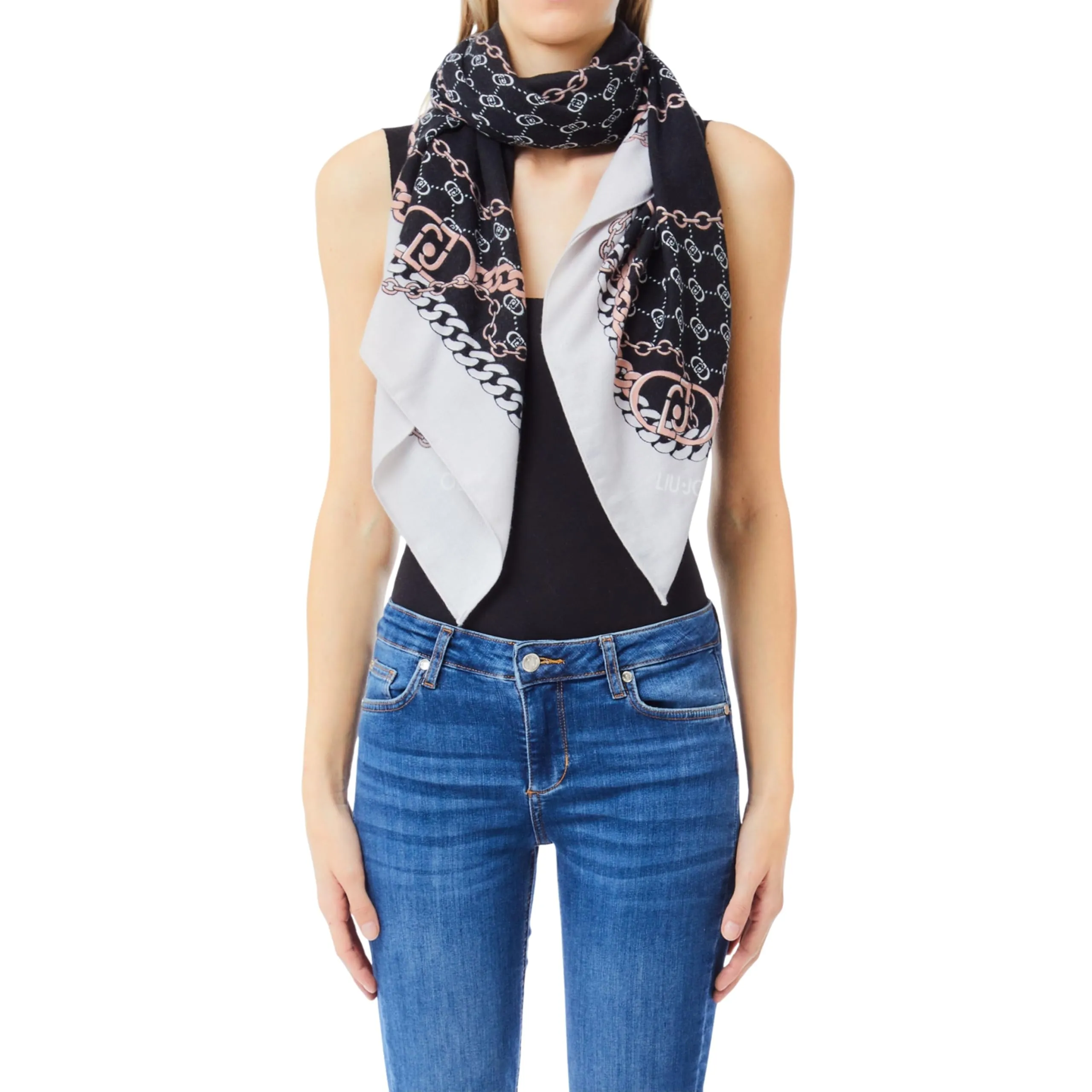 Foulard Donna Liu Jo D Logo Metal 120x120
